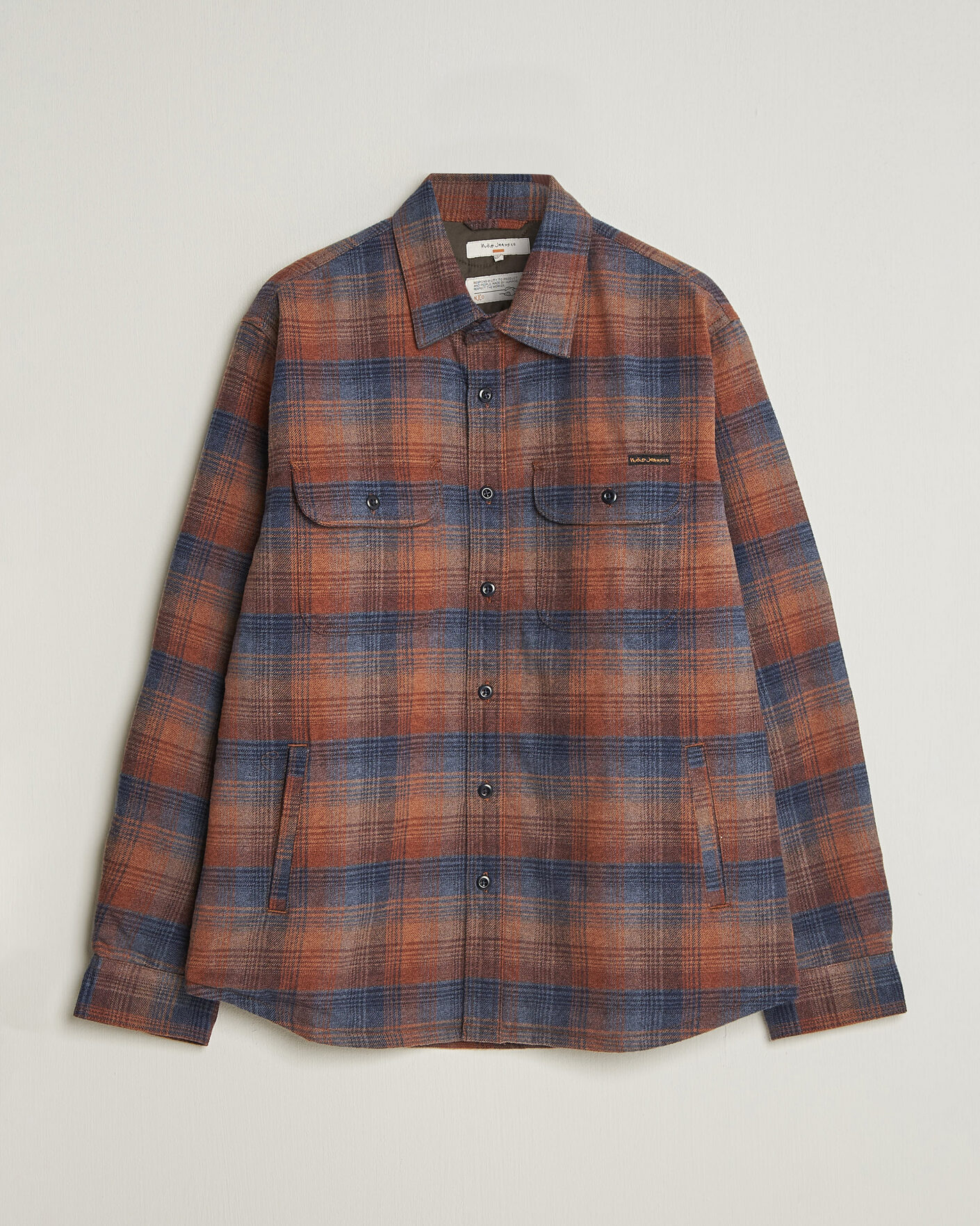 Mies | Kauluspaidat | Nudie Jeans | Glenn Padded Checked Overshirt Multi