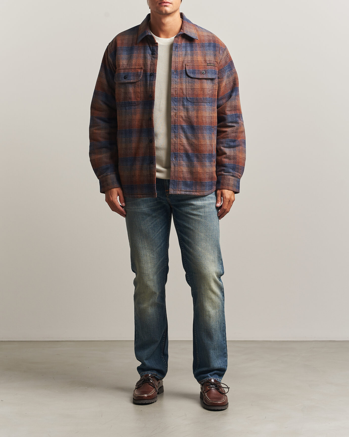 Mies | Kauluspaidat | Nudie Jeans | Glenn Padded Checked Overshirt Multi