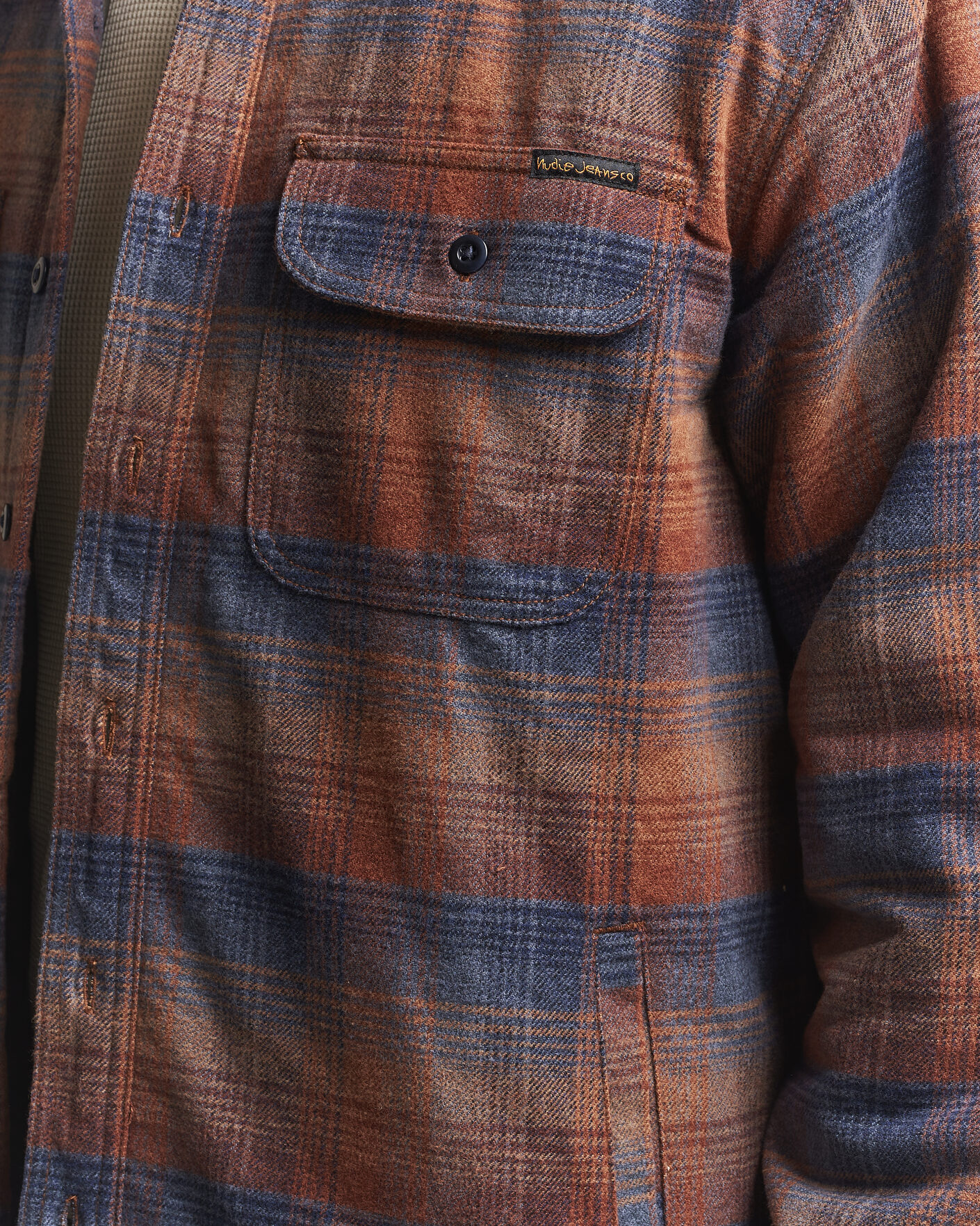 Mies | Kauluspaidat | Nudie Jeans | Glenn Padded Checked Overshirt Multi