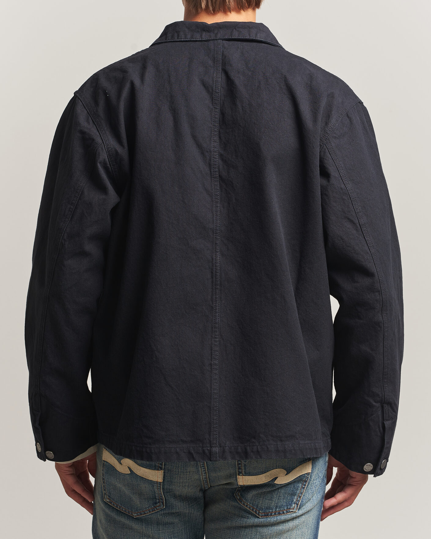 Mies | Takit | Nudie Jeans | Howie Duck Canvas Chore Jacket Black