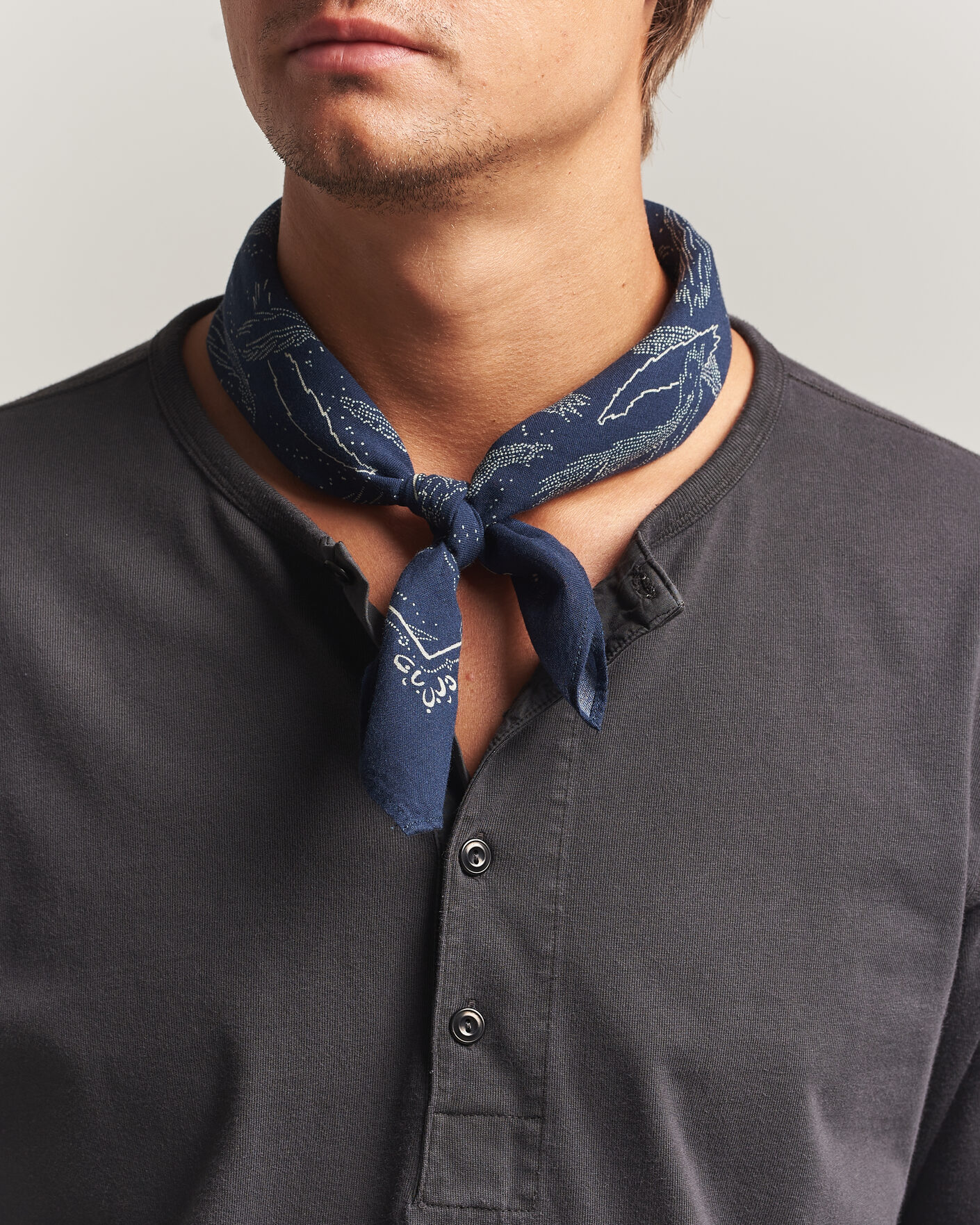 Mies | Huivit | Nudie Jeans | Ingrid Printed Bandana Blue
