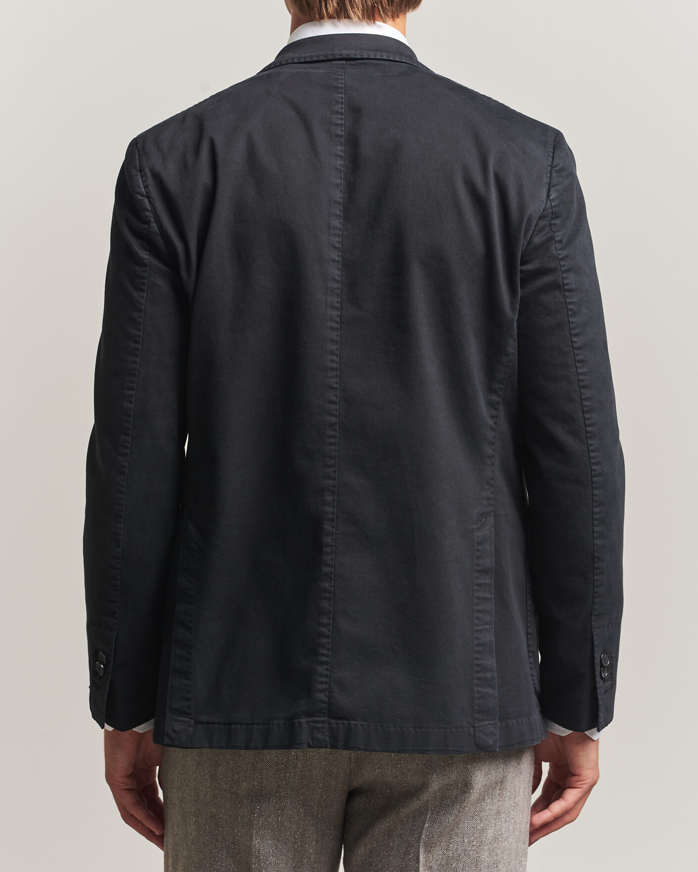 Mies | Pikkutakit | Santaniello | Washed Cotton Patch Pocket Blazer Black
