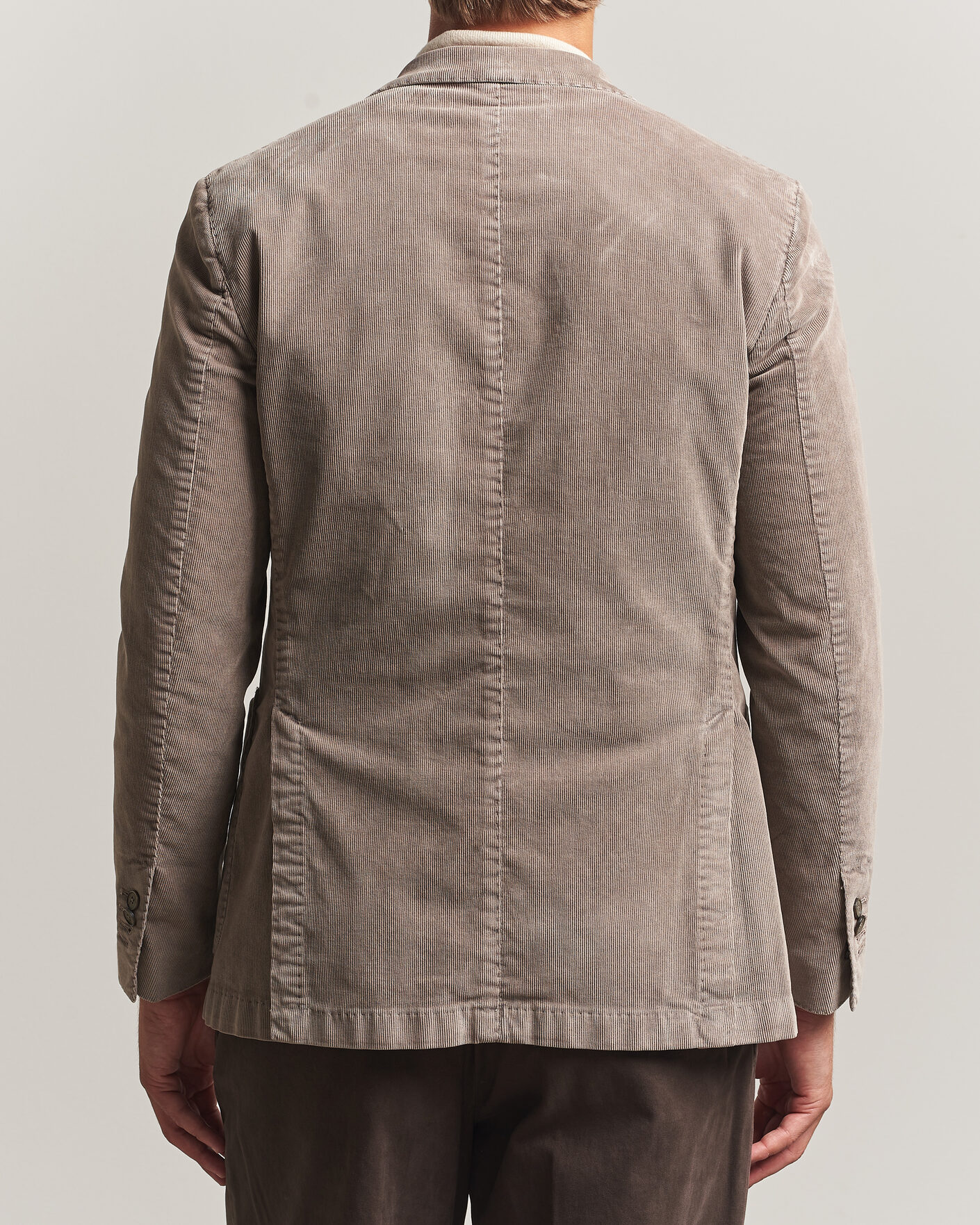 Mies | Pikkutakit | Santaniello | Corduroy Patch Pocket Blazer Taupe