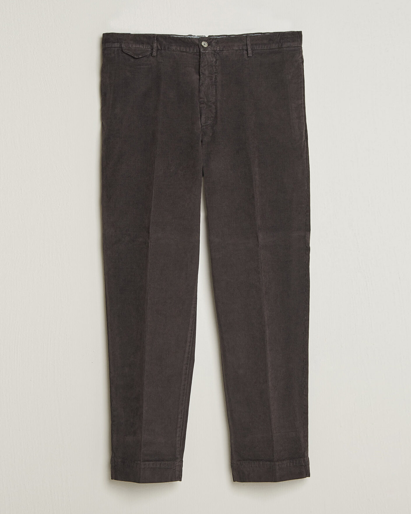Mies | Housut | Santaniello | Corduroy Trousers Dark Grey