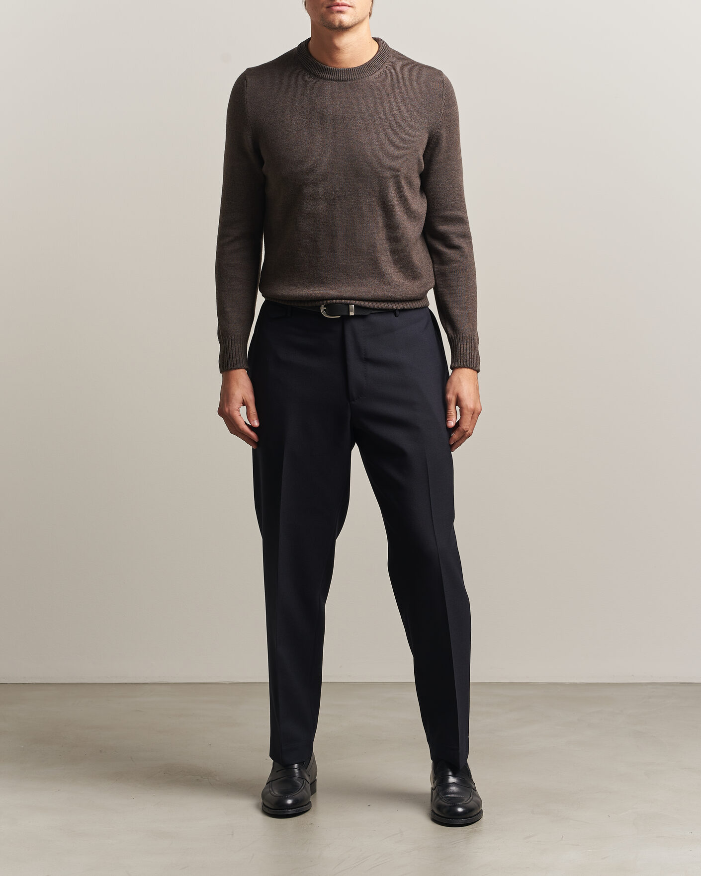 Mies | Housut | Santaniello | Wool Trousers Navy