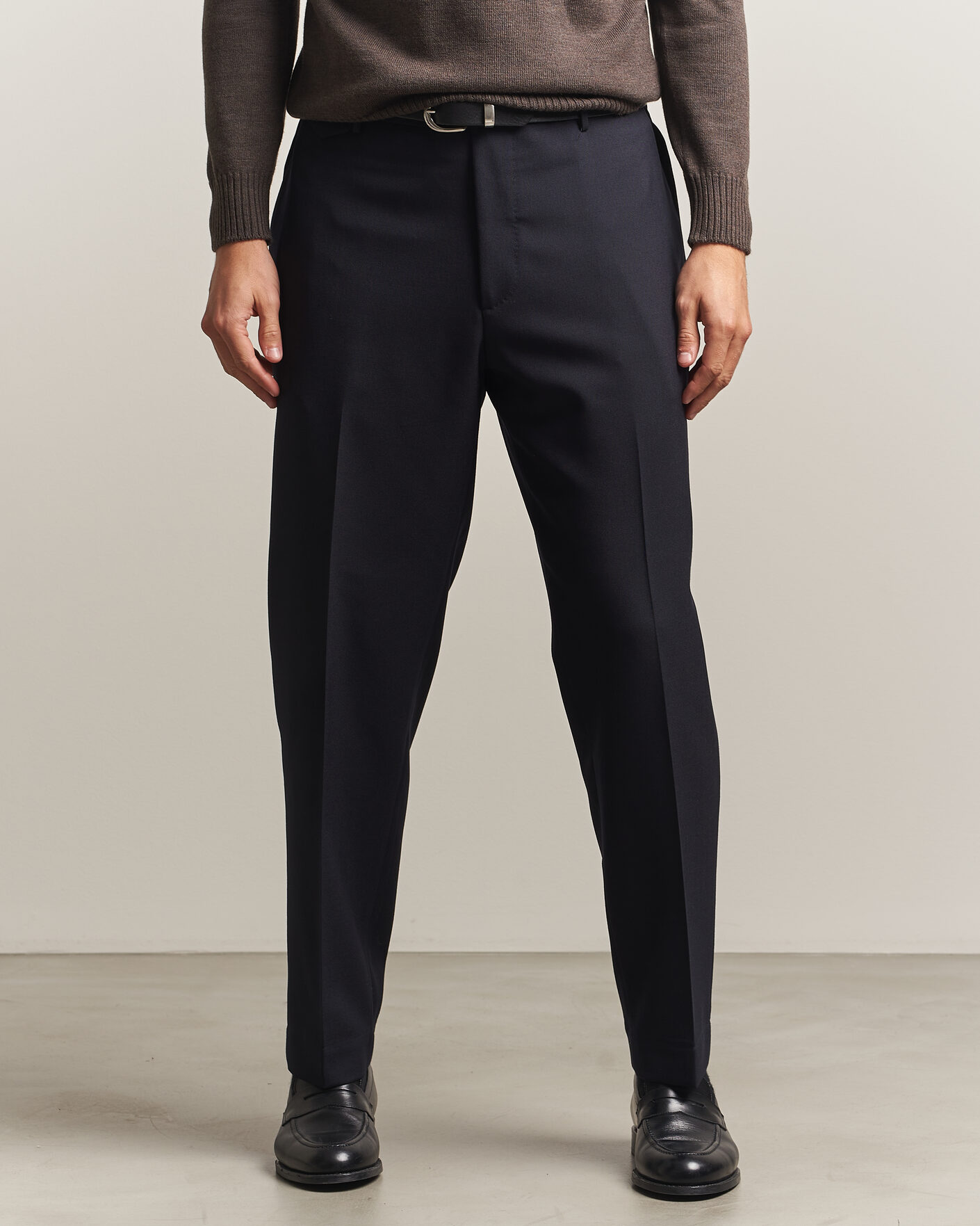 Mies | Housut | Santaniello | Wool Trousers Navy