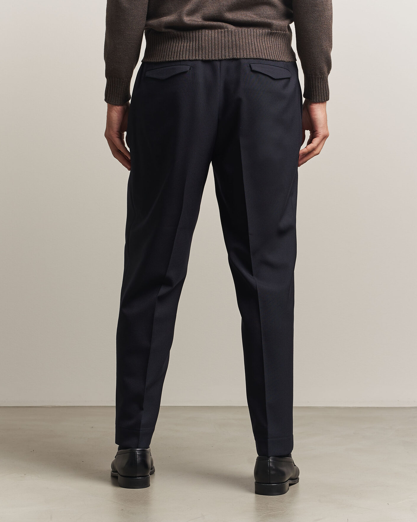 Mies | Housut | Santaniello | Wool Trousers Navy