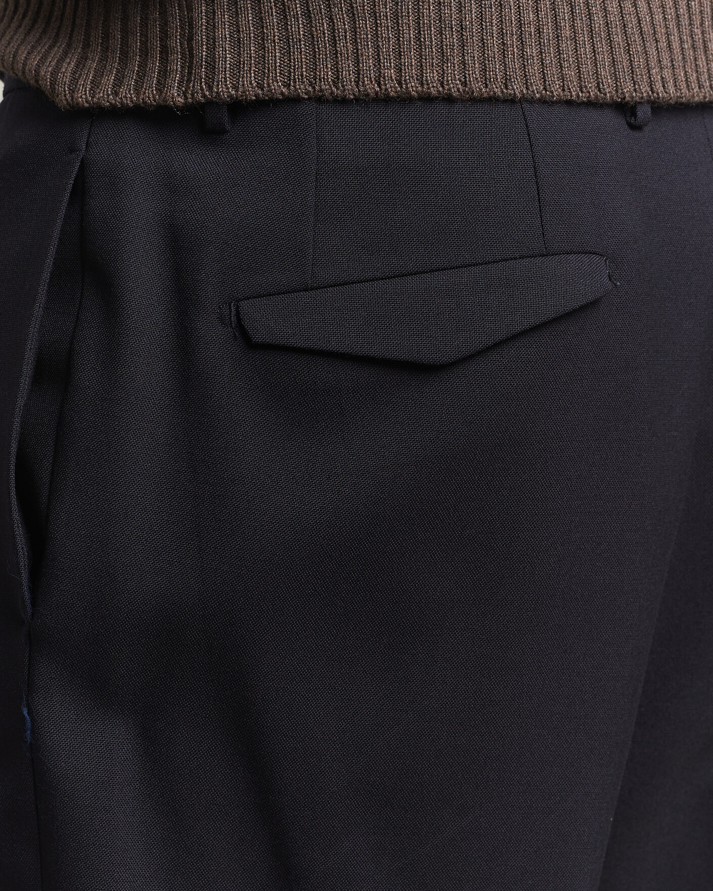 Mies | Housut | Santaniello | Wool Trousers Navy