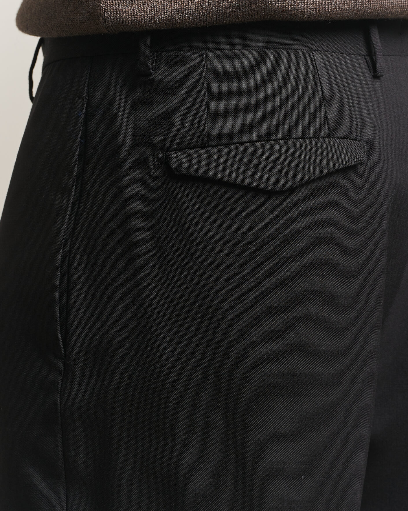 Mies | Housut | Santaniello | Wool Trousers Black
