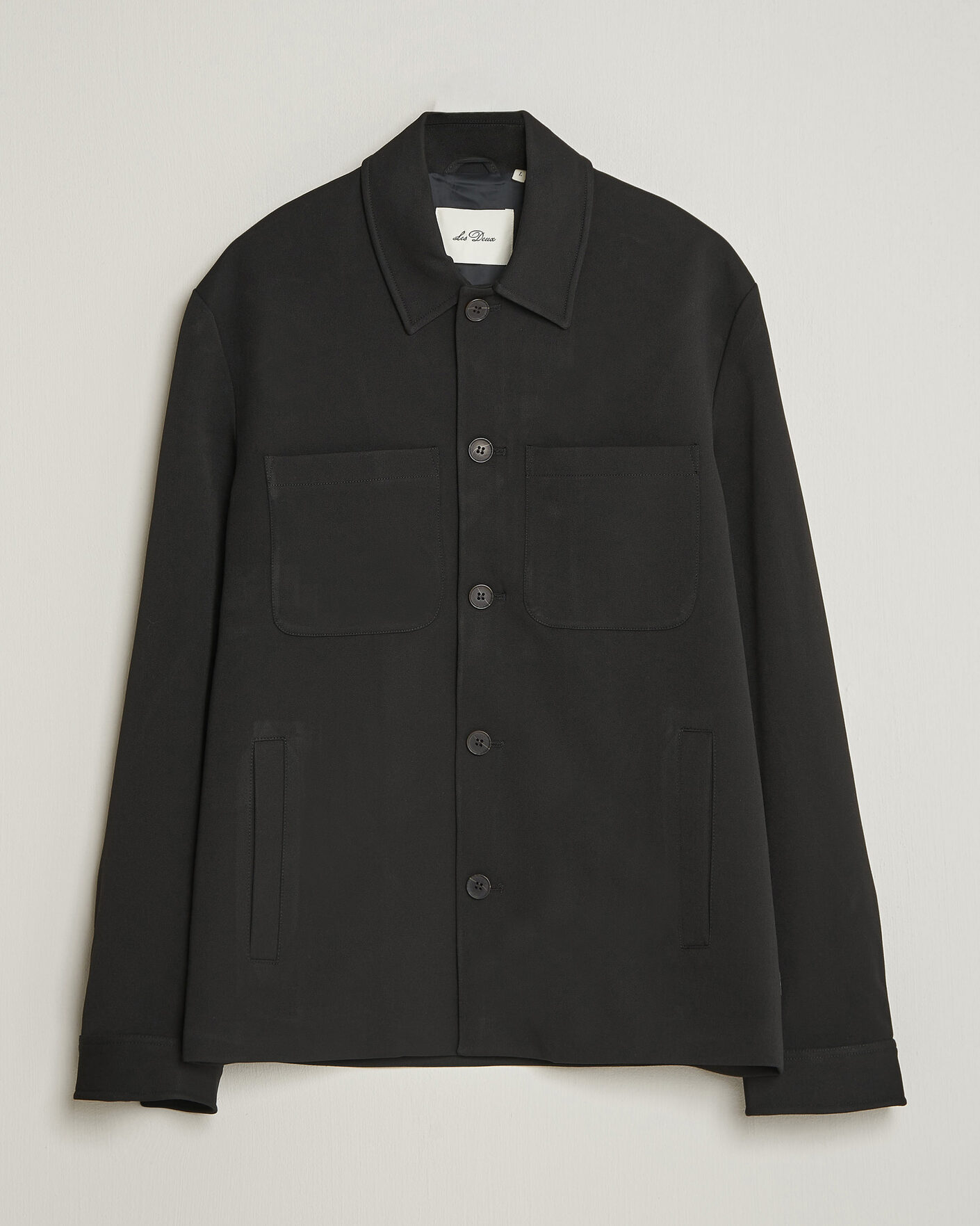 Mies | Kauluspaidat | LES DEUX | Marsielle Hybrid Jacket Black