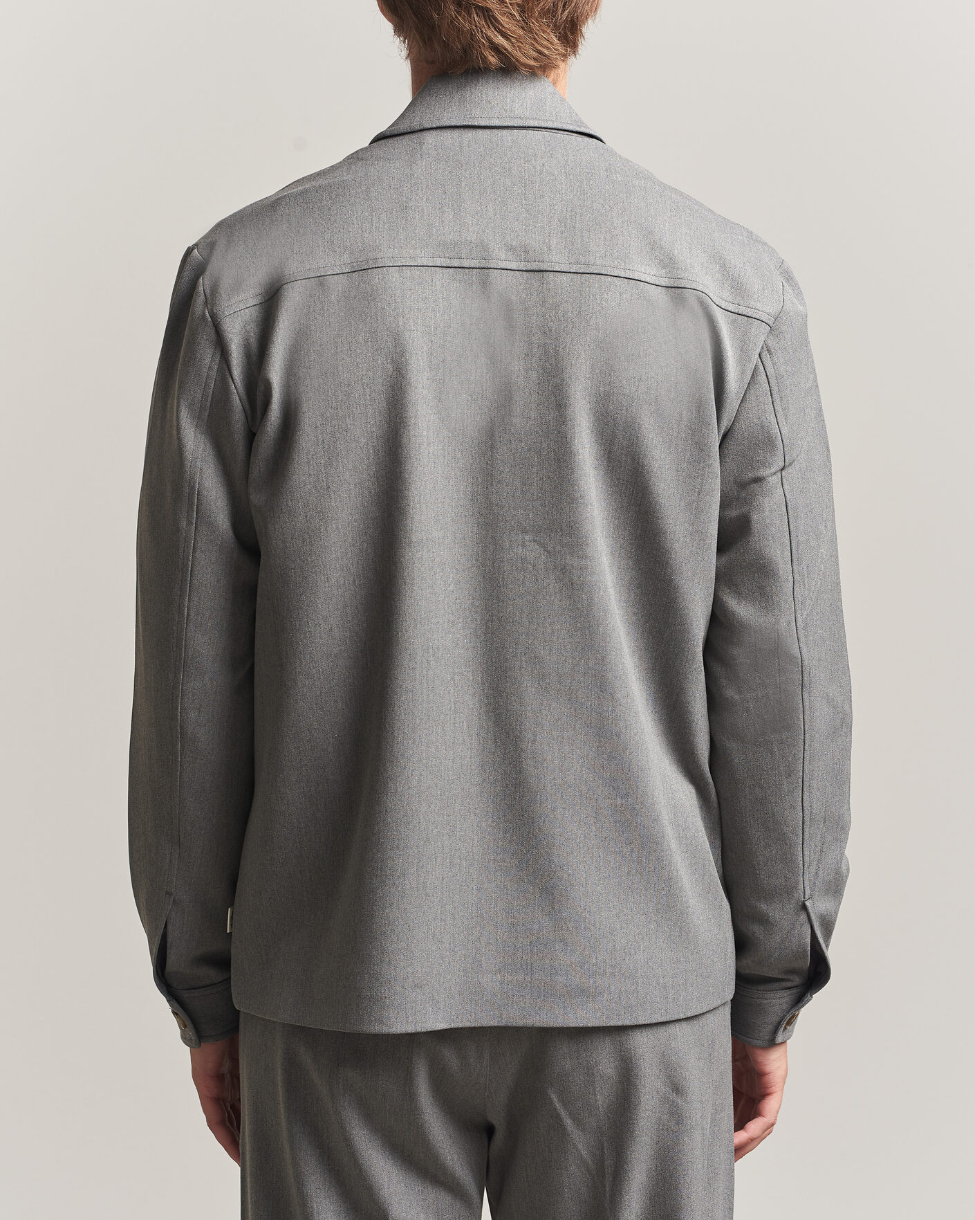 Mies | Kauluspaidat | LES DEUX | Marsielle Hybrid Jacket Grey Melange