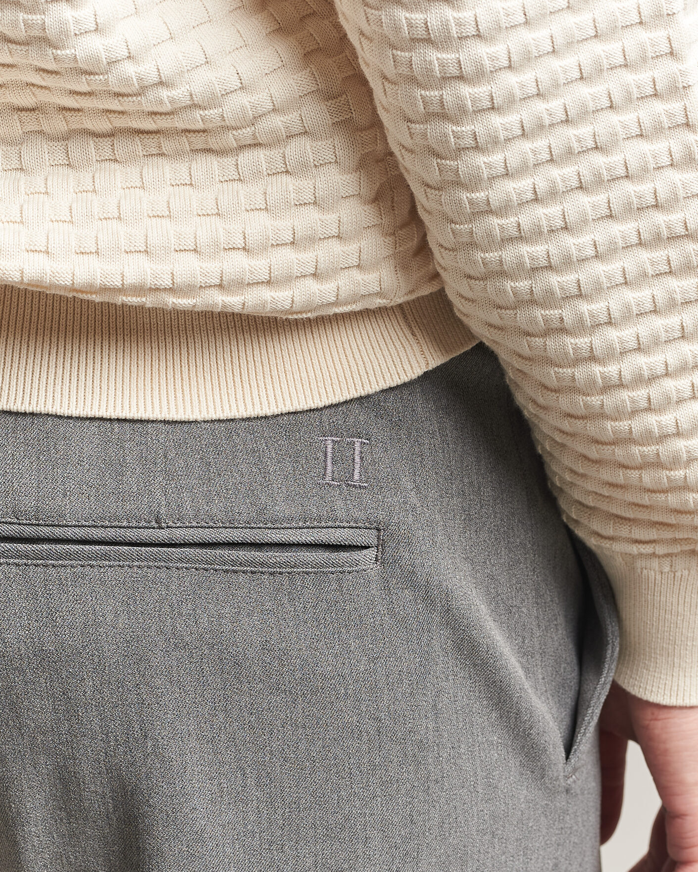 Mies | Housut | LES DEUX | Como Solid Slack Pants Grey Melange