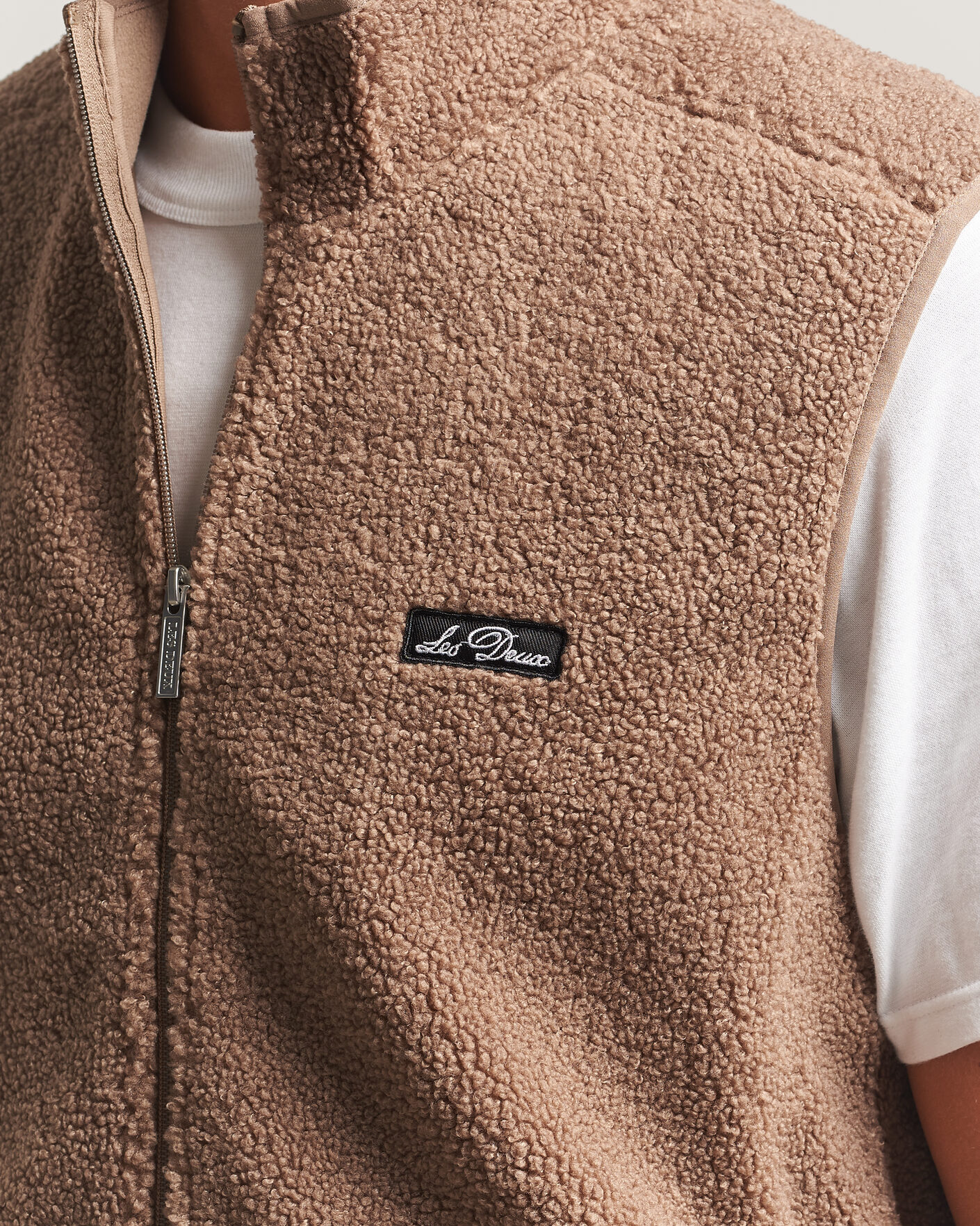 Mies | Ulkoliivit | LES DEUX | Patch Teddy Vest Caribou