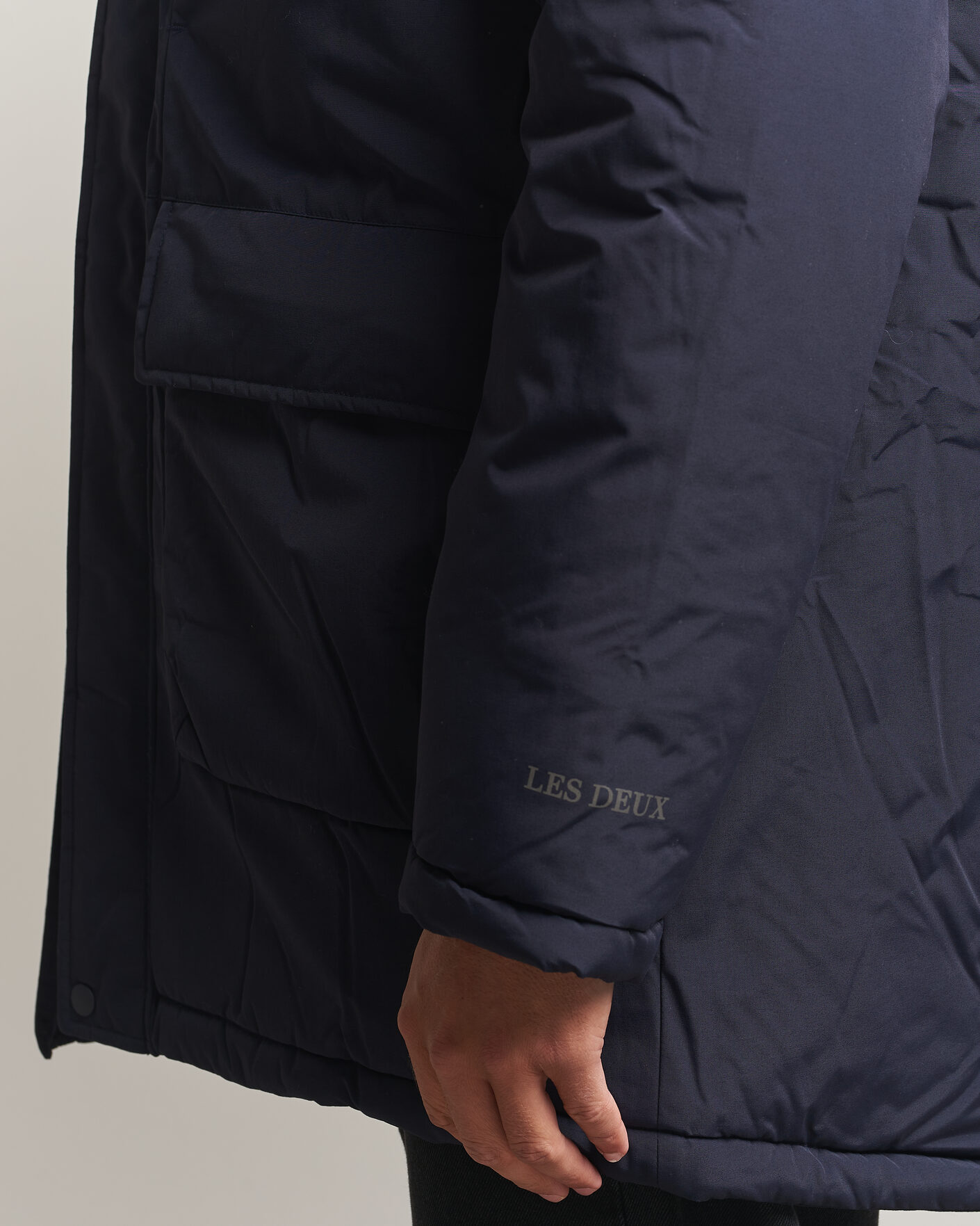 Mies | Takit | LES DEUX | Padded Parka Coat Dark Navy
