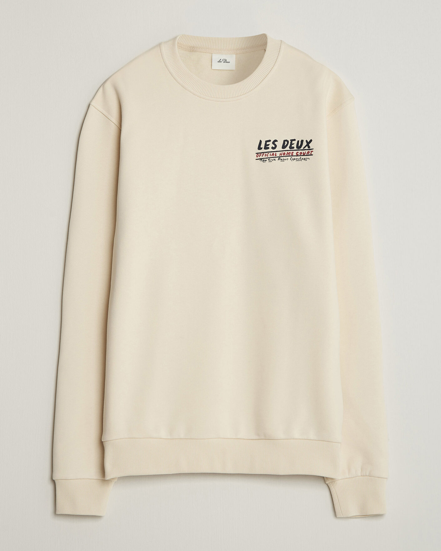 Mies | Puserot | LES DEUX | Record Sweatshirt Ivory