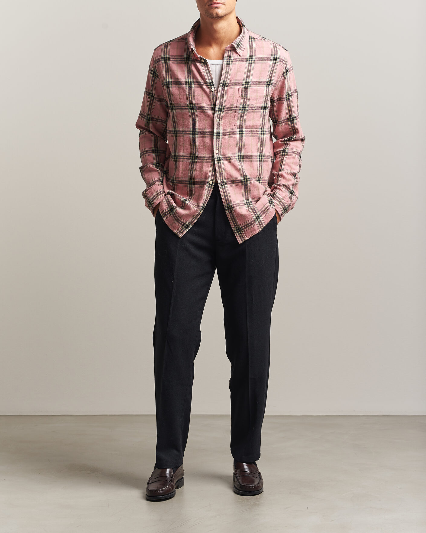 Mies | Housut | LES DEUX | Wool Reg Suit Pants Dark Navy