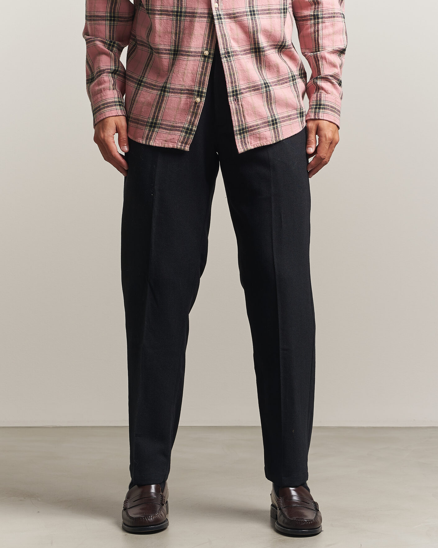 Mies | Housut | LES DEUX | Wool Reg Suit Pants Dark Navy