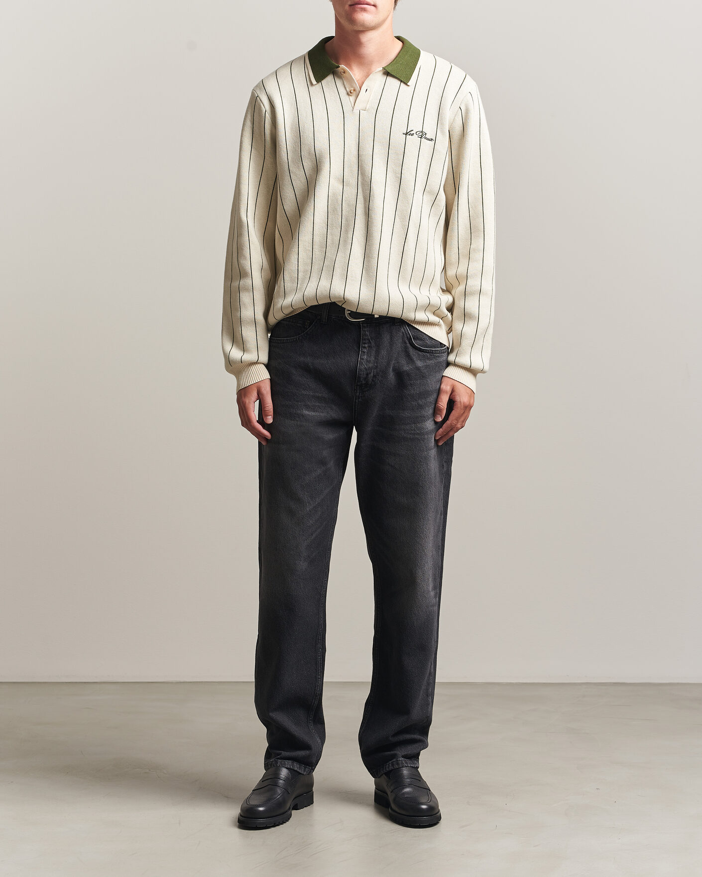 Mies | Farkut | LES DEUX | Ryder Denim Jeans Black Wash