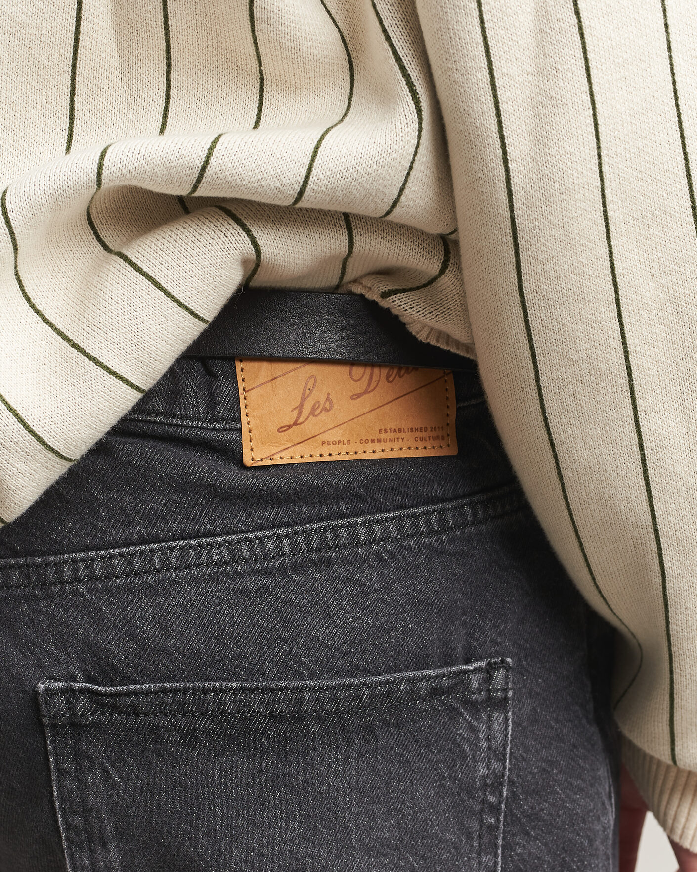 Mies | Farkut | LES DEUX | Ryder Denim Jeans Black Wash