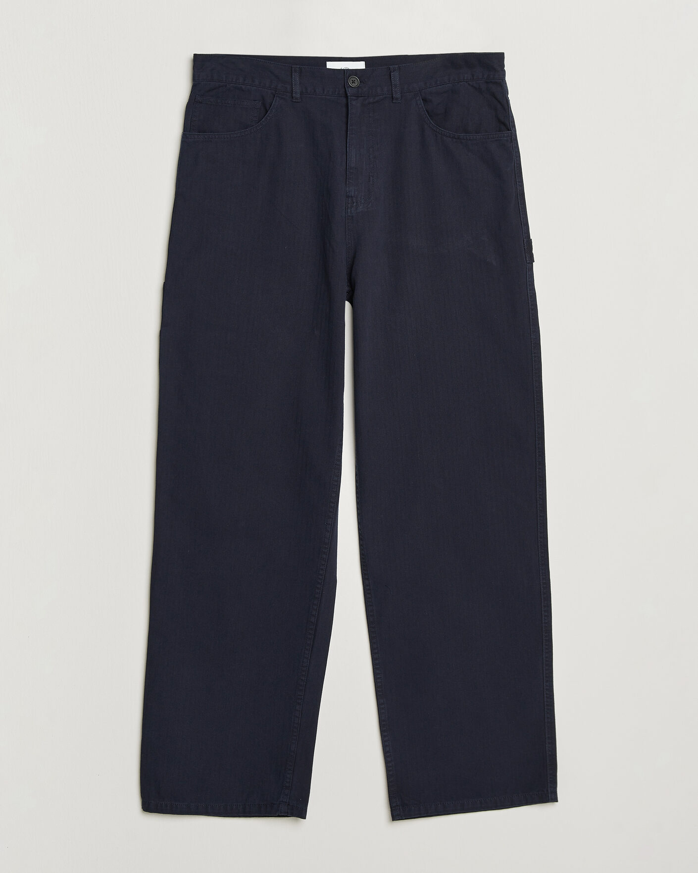Mies | Housut | LES DEUX | Roi Carpenter Herringbone Pants Dark Navy