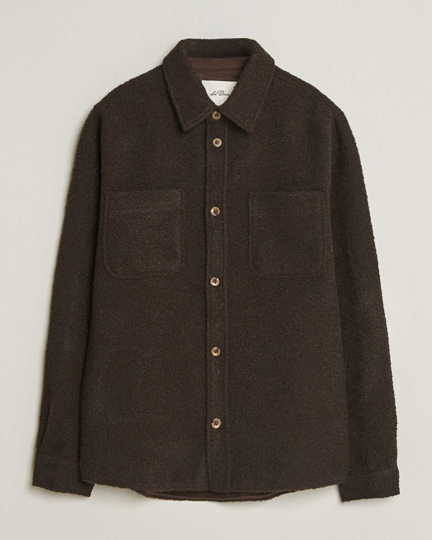 Mies | Kauluspaidat | LES DEUX | Boucle Overshirt Delicioso