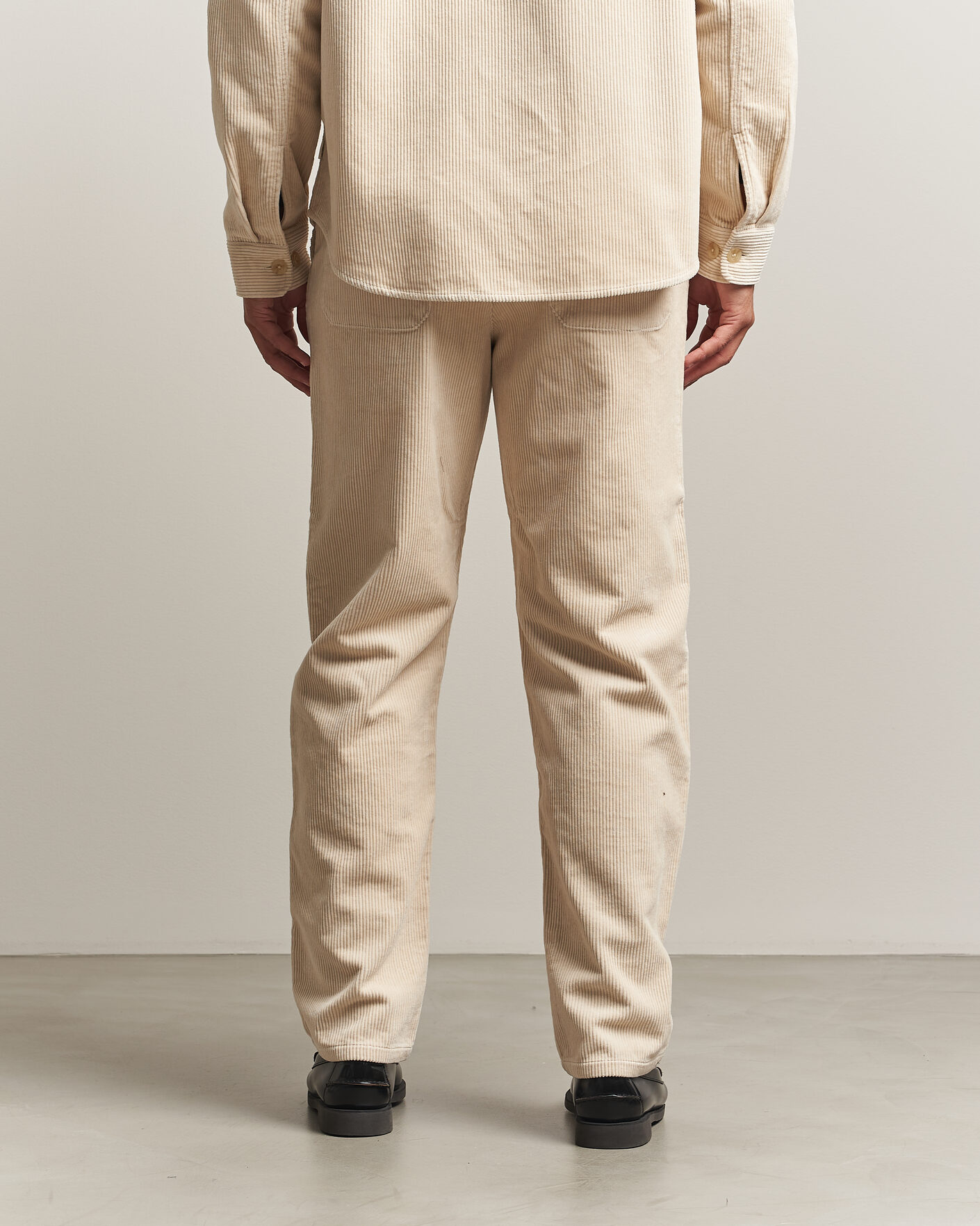 Mies | Housut | LES DEUX | Corduroy Tapered Pants Ivory