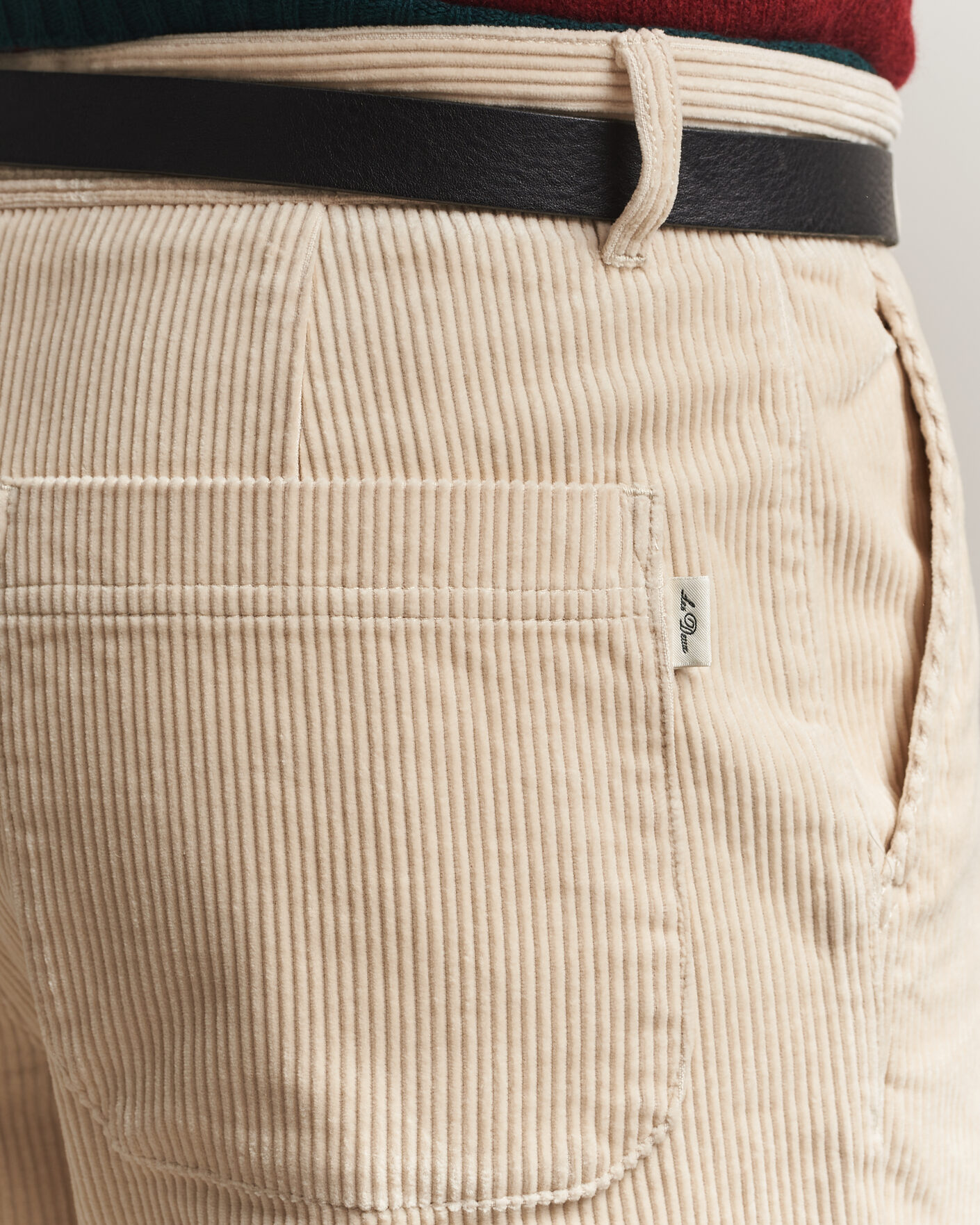 Mies | Housut | LES DEUX | Corduroy Tapered Pants Ivory