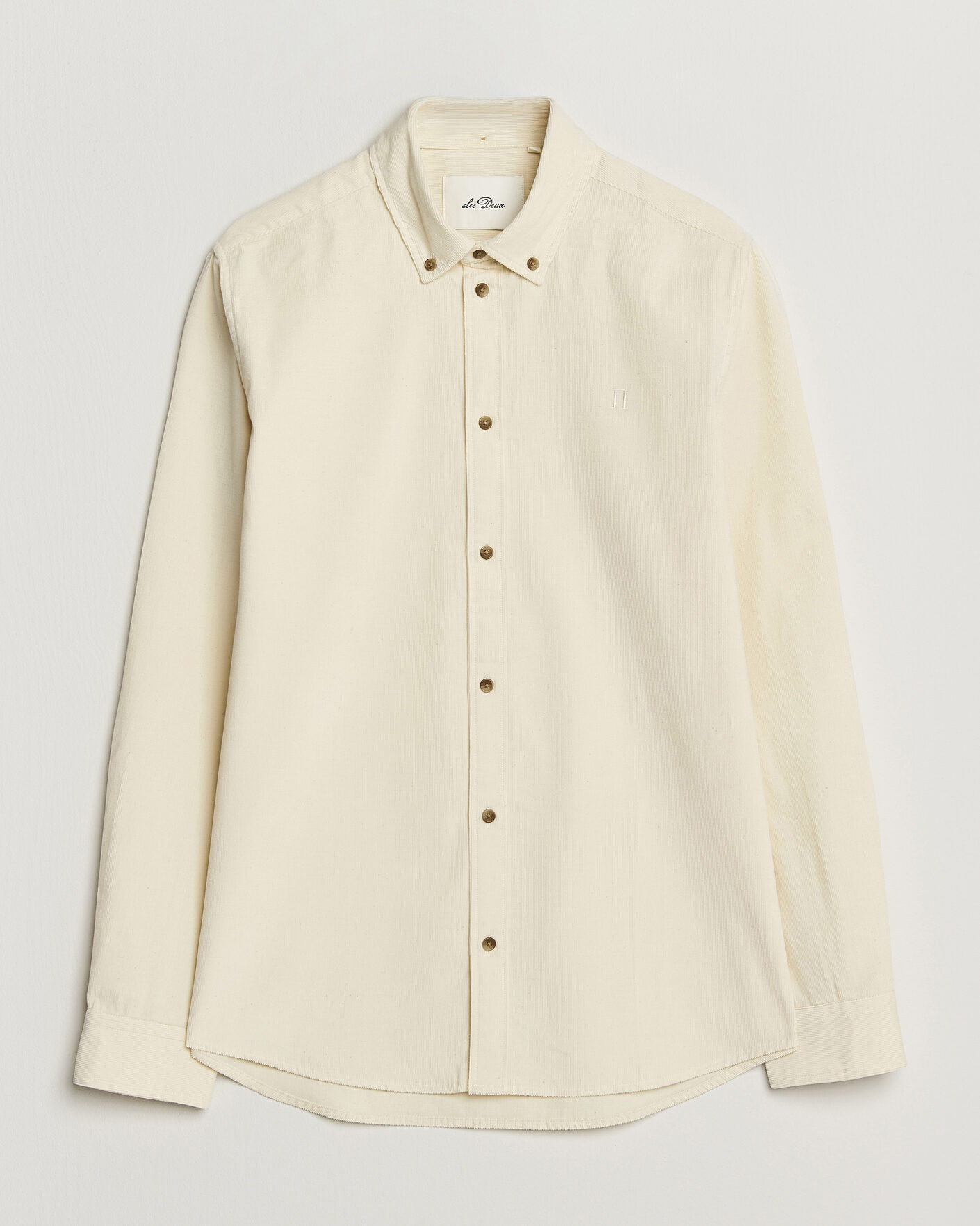 Mies | Kauluspaidat | LES DEUX | Pinwale Corduroy Shirt Ivory
