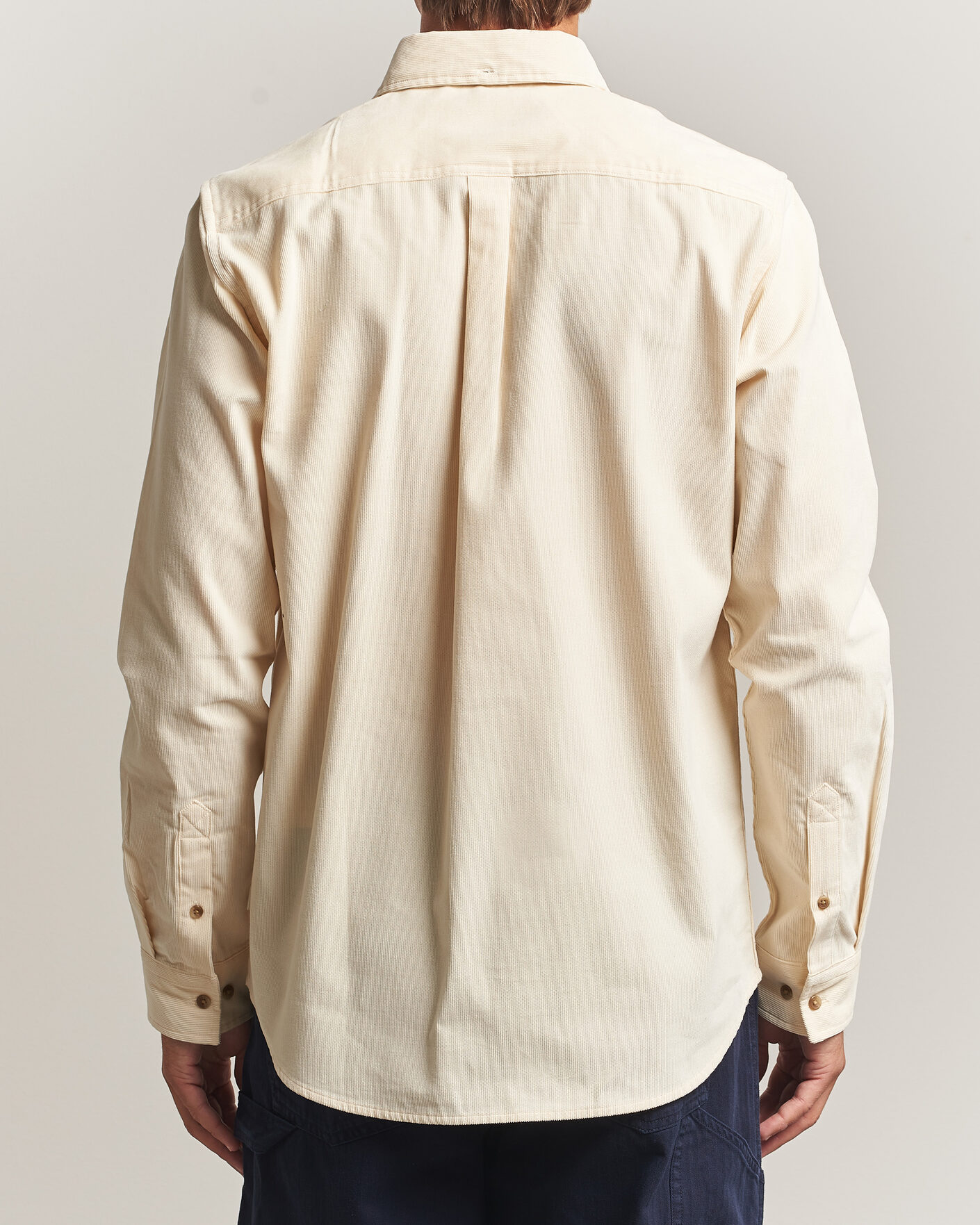 Mies | Kauluspaidat | LES DEUX | Pinwale Corduroy Shirt Ivory