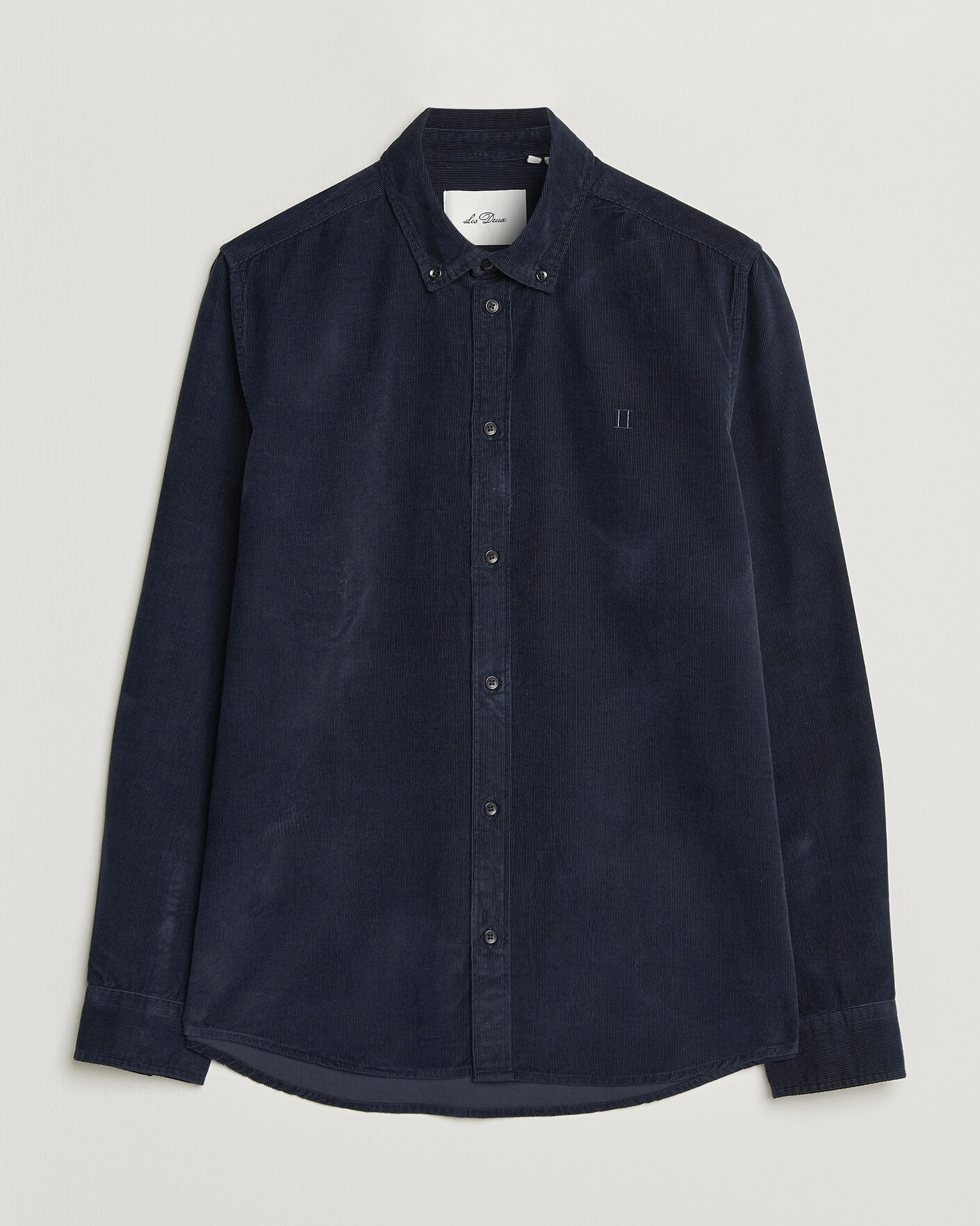 Mies | Kauluspaidat | LES DEUX | Pinwale Corduroy Shirt Dark Navy