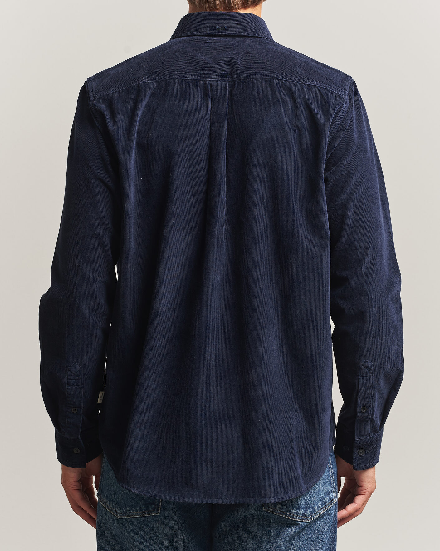 Mies | Kauluspaidat | LES DEUX | Pinwale Corduroy Shirt Dark Navy