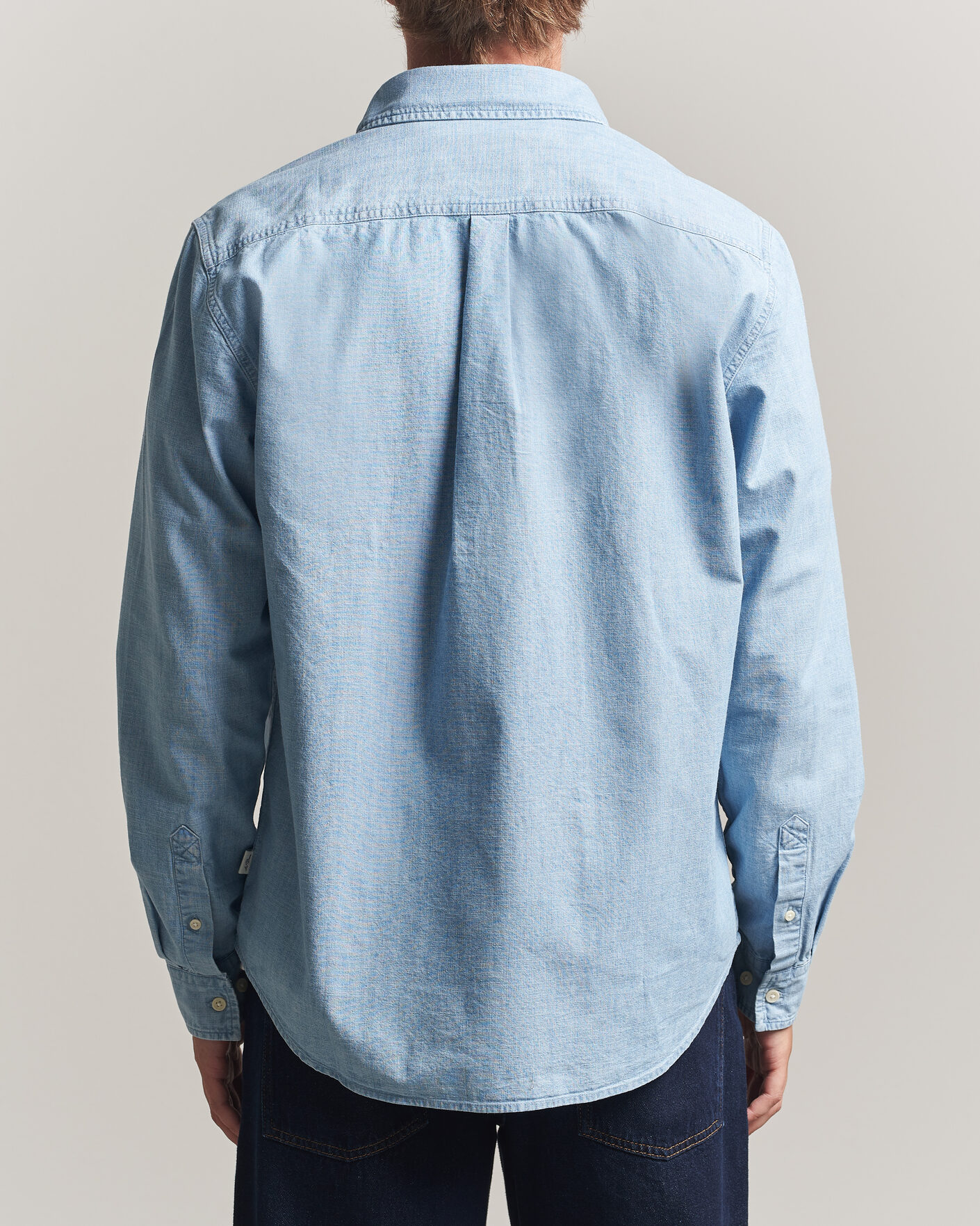 Mies | Kauluspaidat | LES DEUX | Chambray Shirt Light Blue Wash