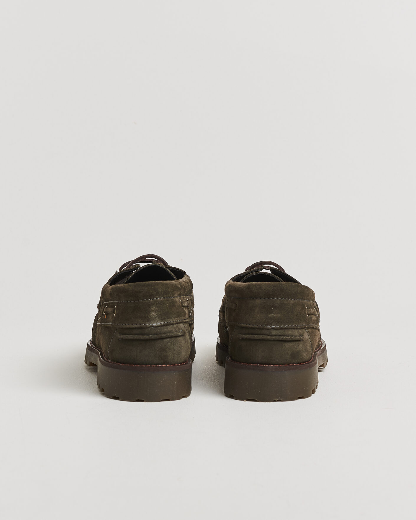Mies | Loaferit | LES DEUX | Suede Boatshoe Rosin Green