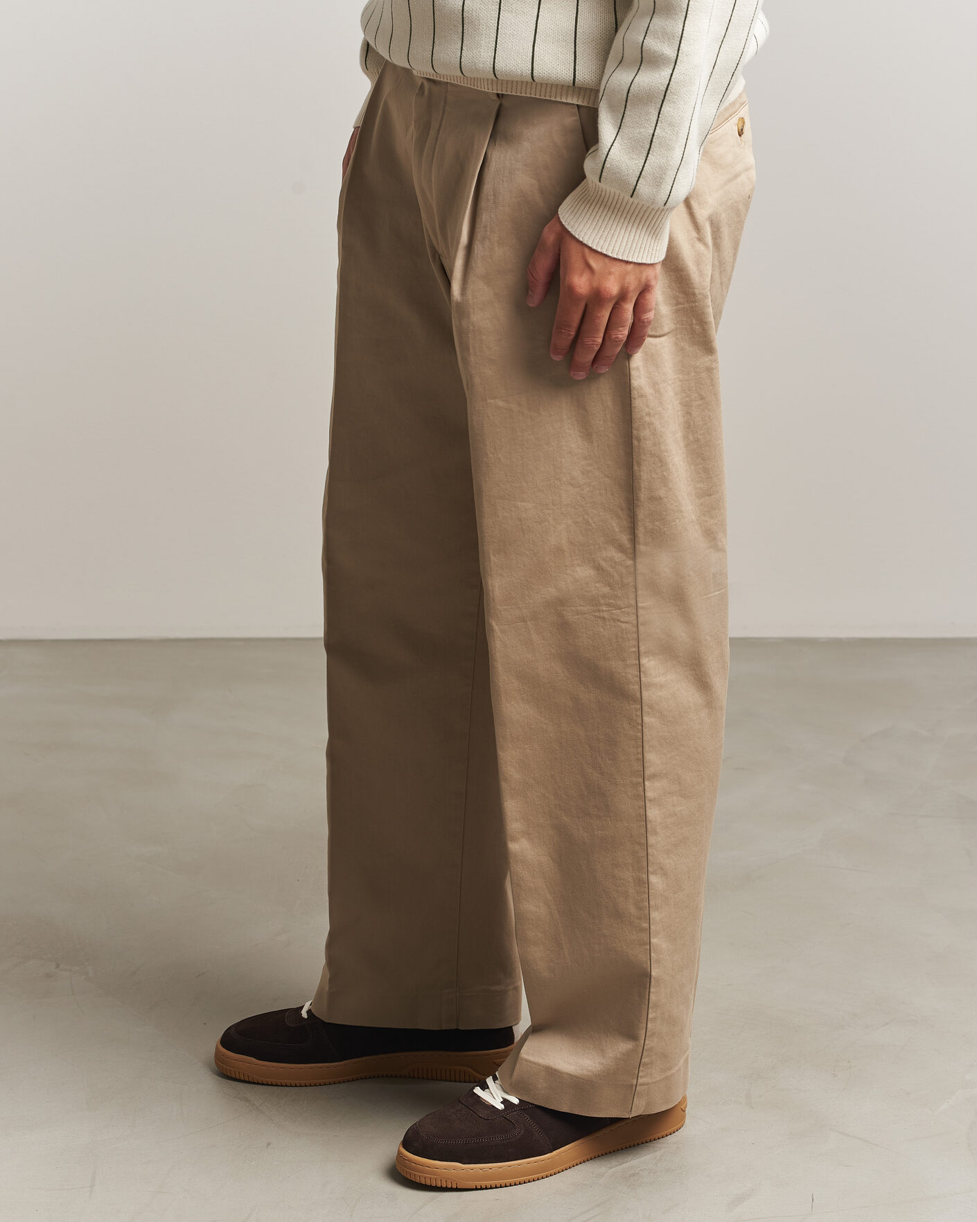 Mies | Tennarit | LES DEUX | Suede Sneaker Molé Brown