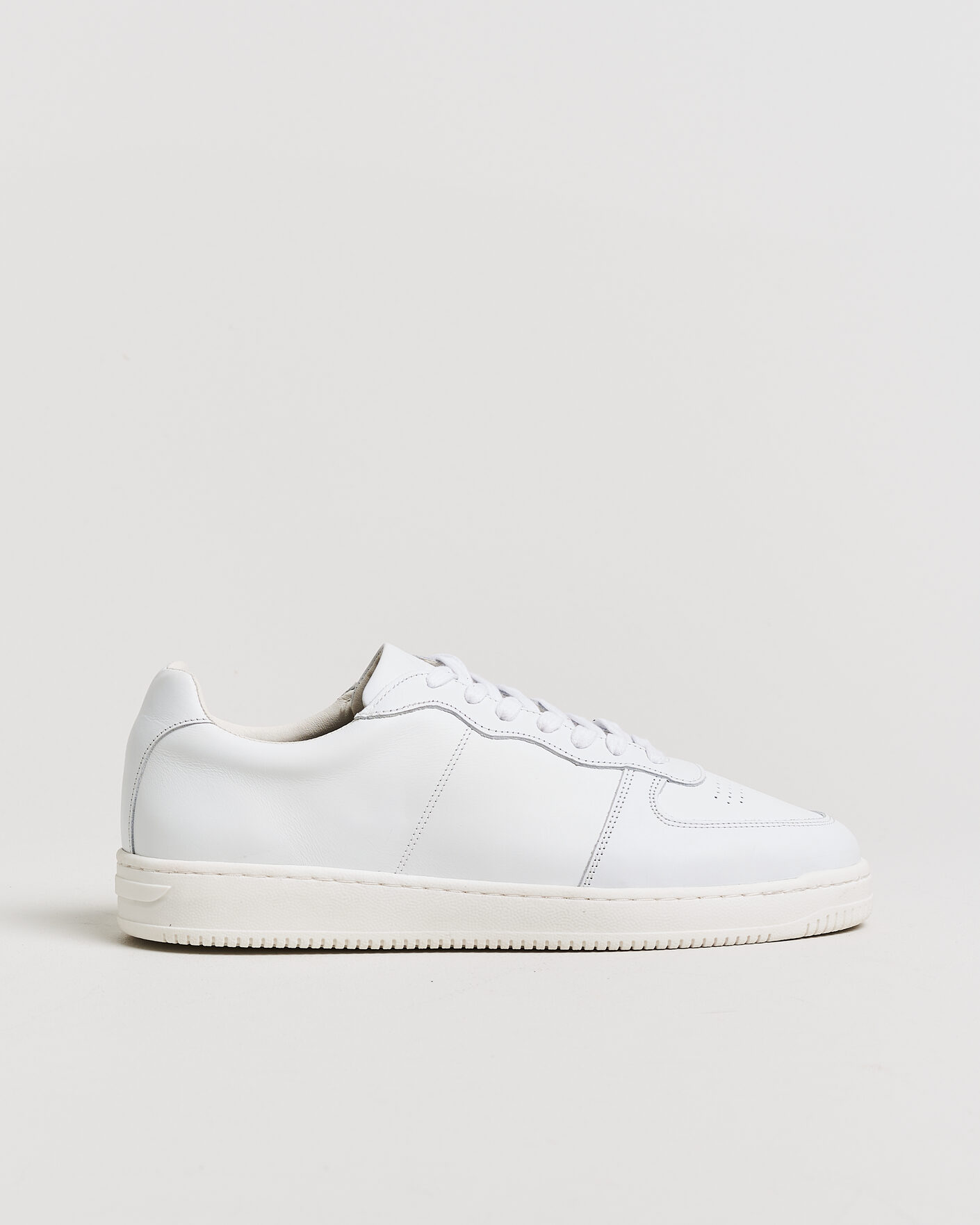 Mies | Tennarit | LES DEUX | Sporty Leather Sneaker White