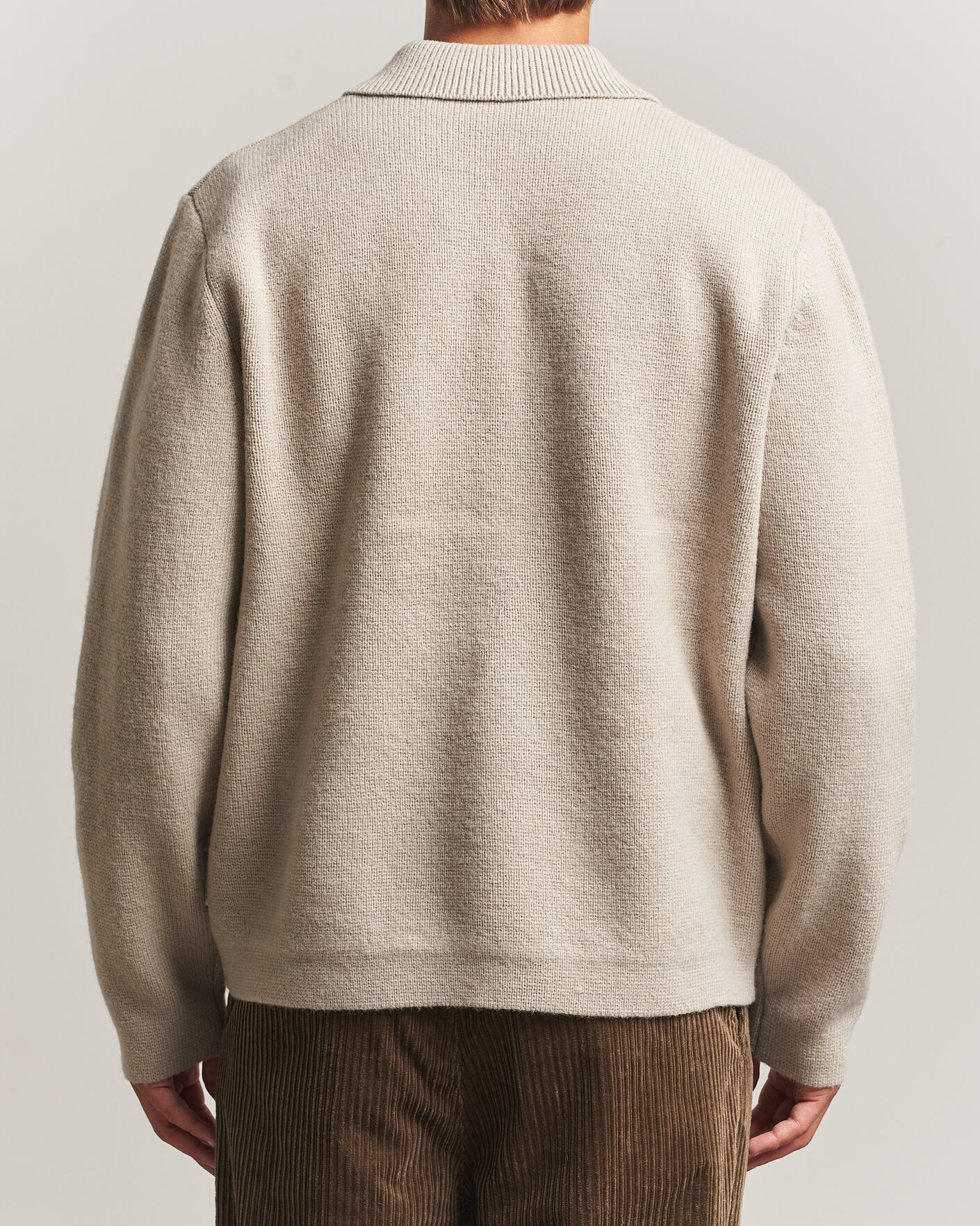 Mies | Puserot | LES DEUX | Milano Knit Overshirt Light Sand