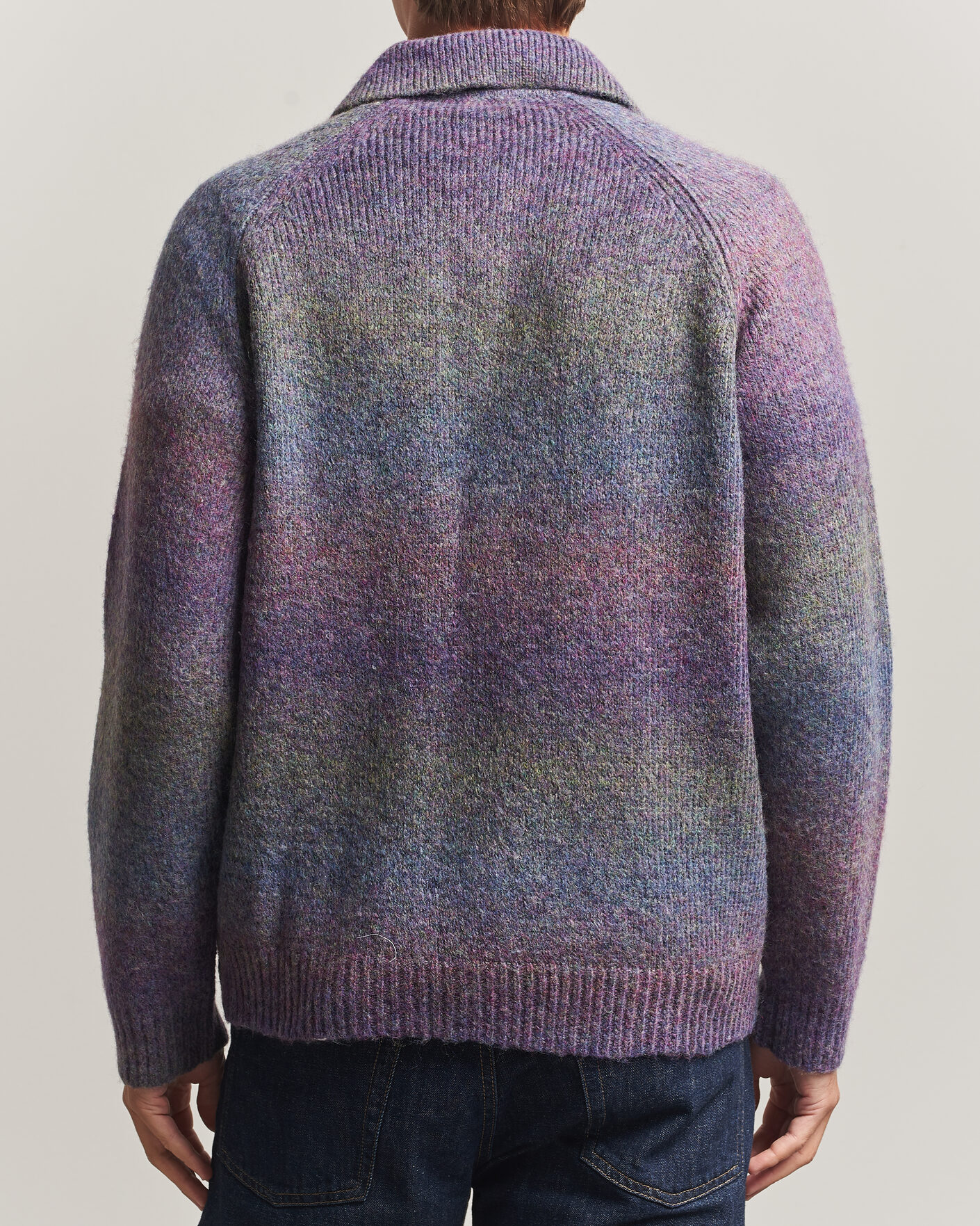 Mies | Puserot | LES DEUX | Gradient Knitted Polo Spiced Plum