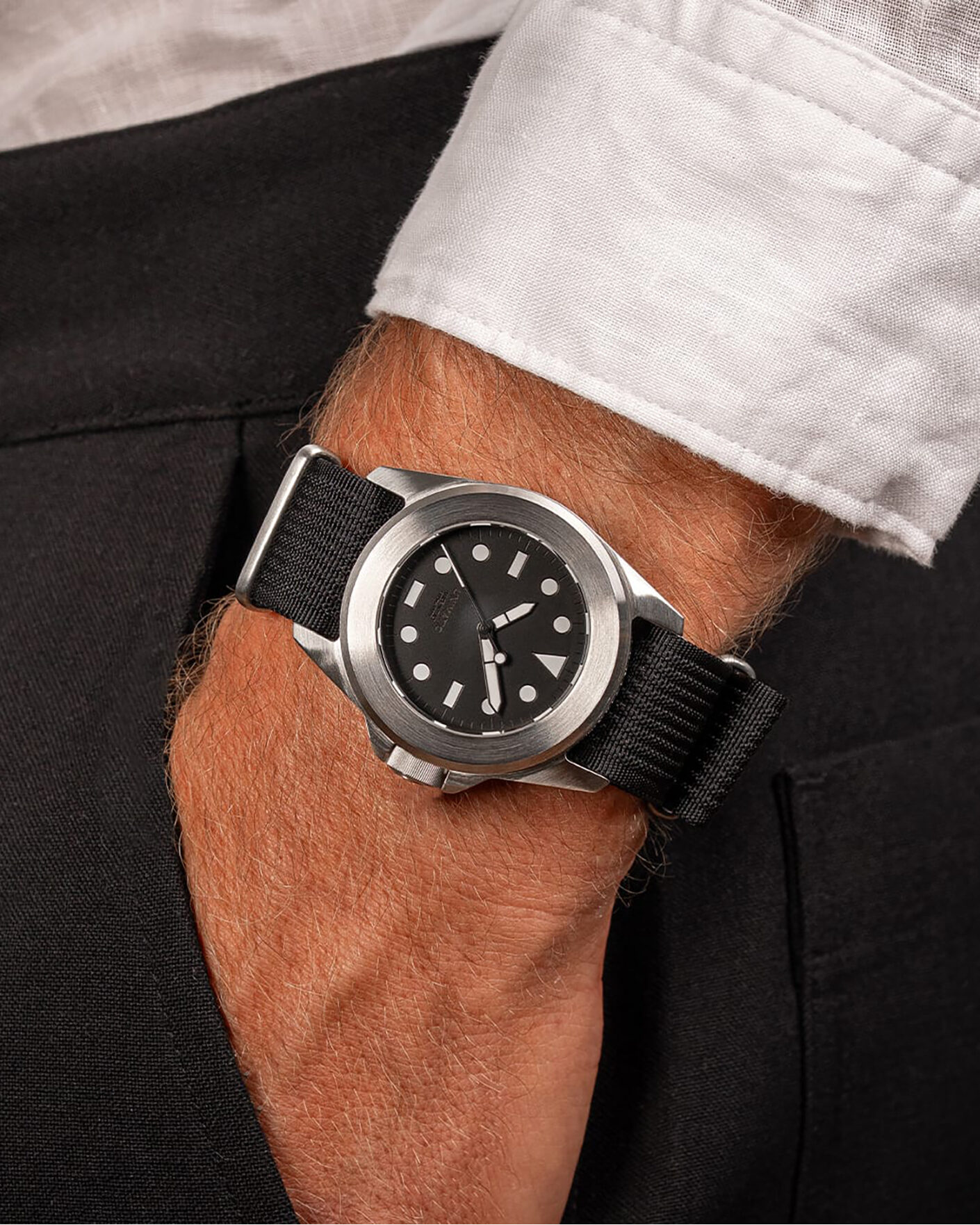 Mies | UNIMATIC Modello Quattro Limited Military Watch Black | UNIMATIC | Modello Quattro Limited Military Watch Black