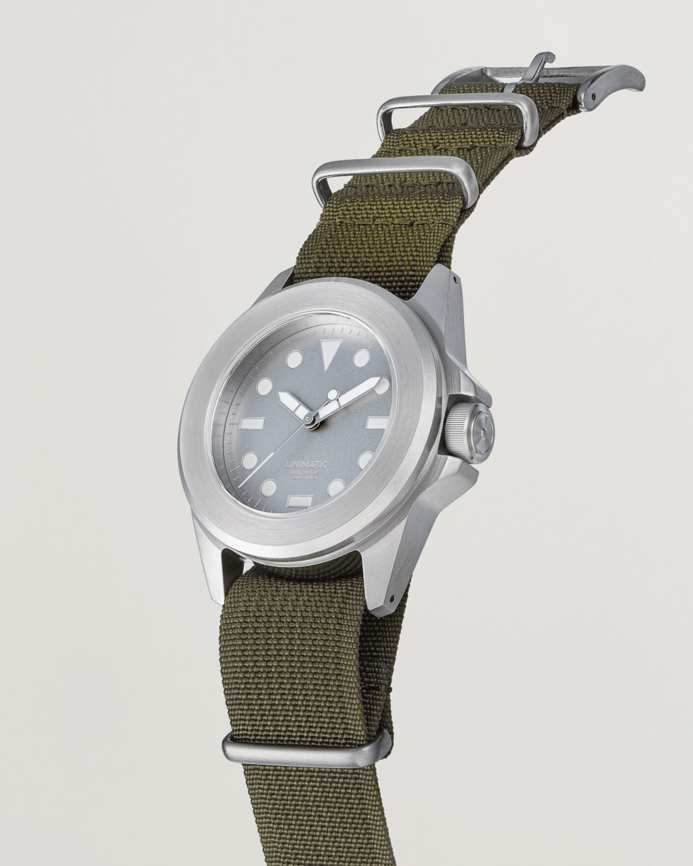 Mies | UNIMATIC Modello Quattro Limited Military Watch Grey | UNIMATIC | Modello Quattro Limited Military Watch Grey