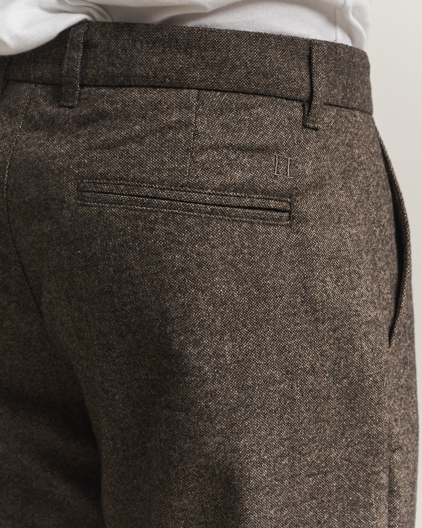 Mies | Housut | LES DEUX | Wool Melange Reg Suit Pants Caribou