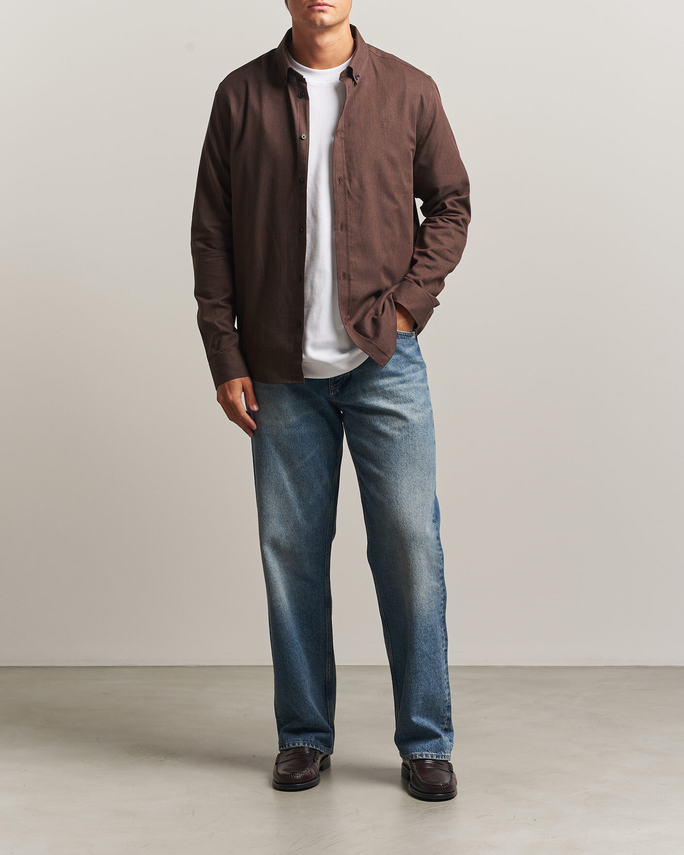 Mies | Kauluspaidat | LES DEUX | Soft Flannel Shirt Delicioso