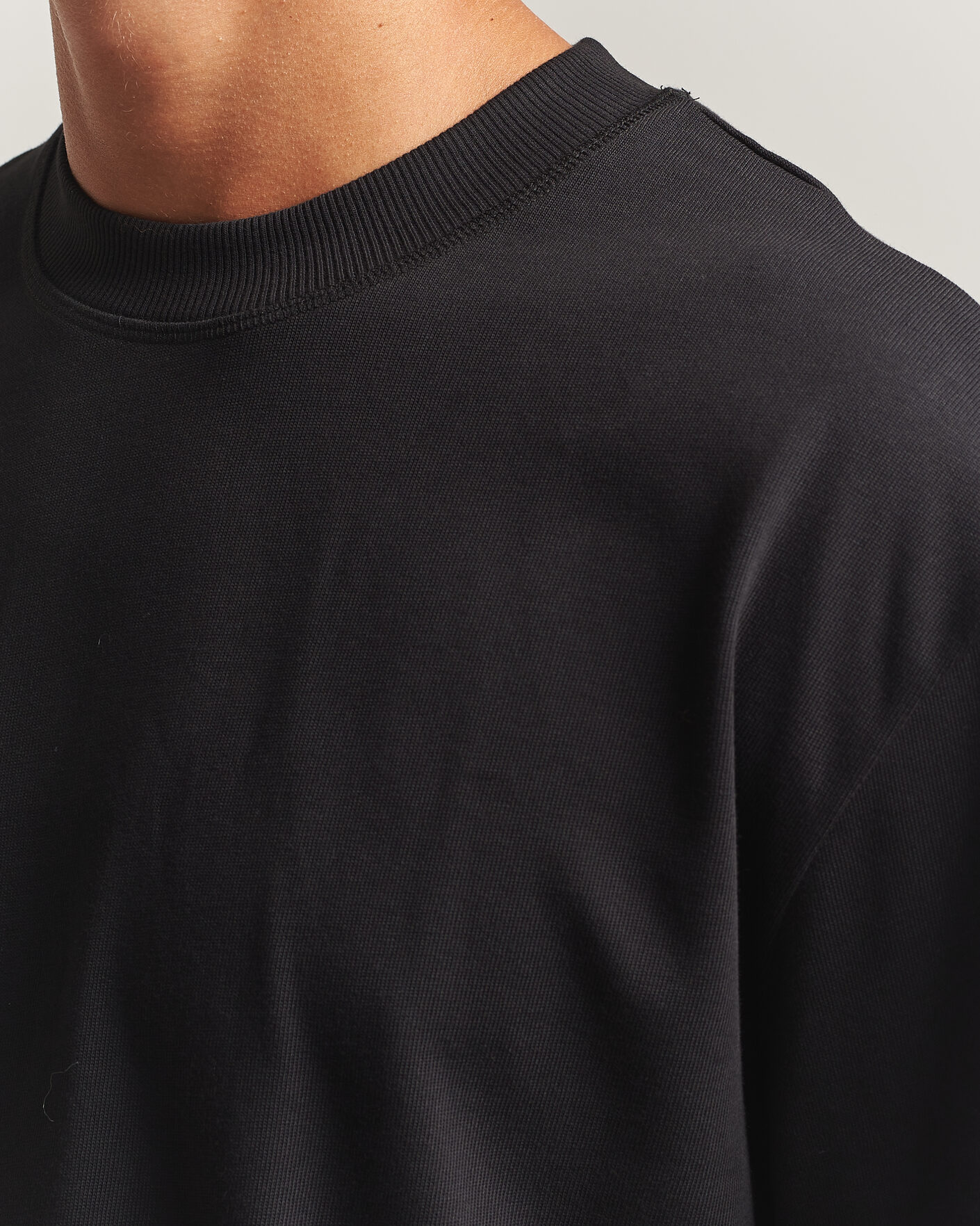 Mies | T-paidat | LES DEUX | Heavyweight T-Shirt Black