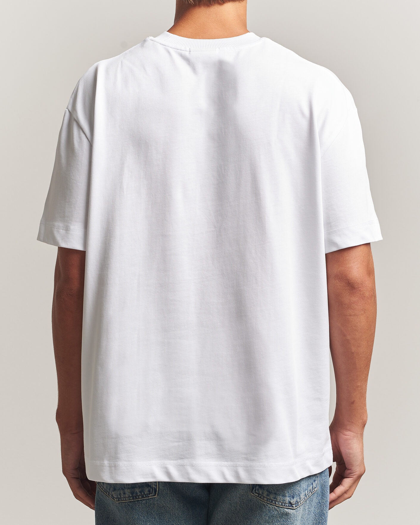 Mies | T-paidat | LES DEUX | Heavyweight T-Shirt White