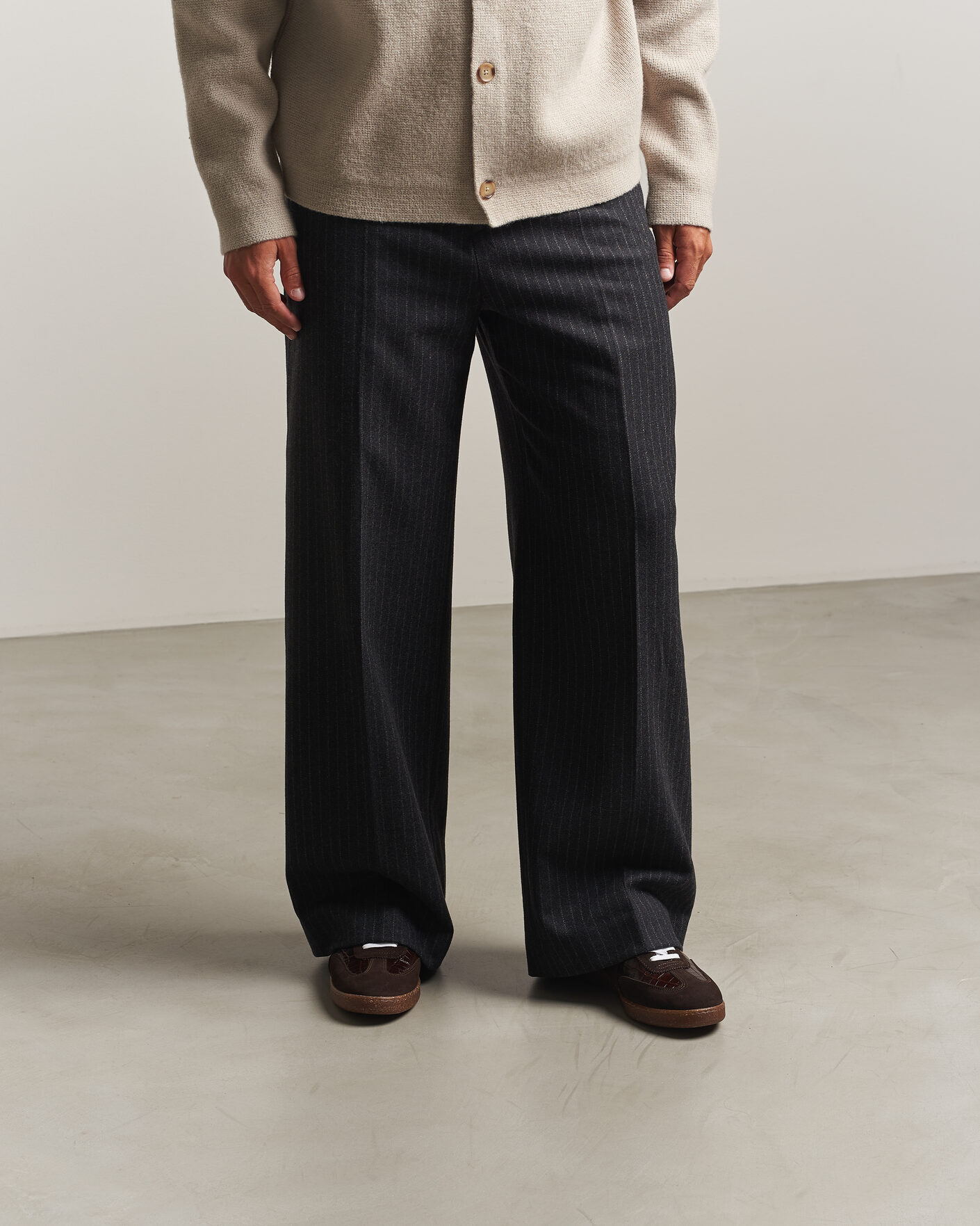 Mies | Tennarit | LES DEUX | Croco Sneaker Molé Brown