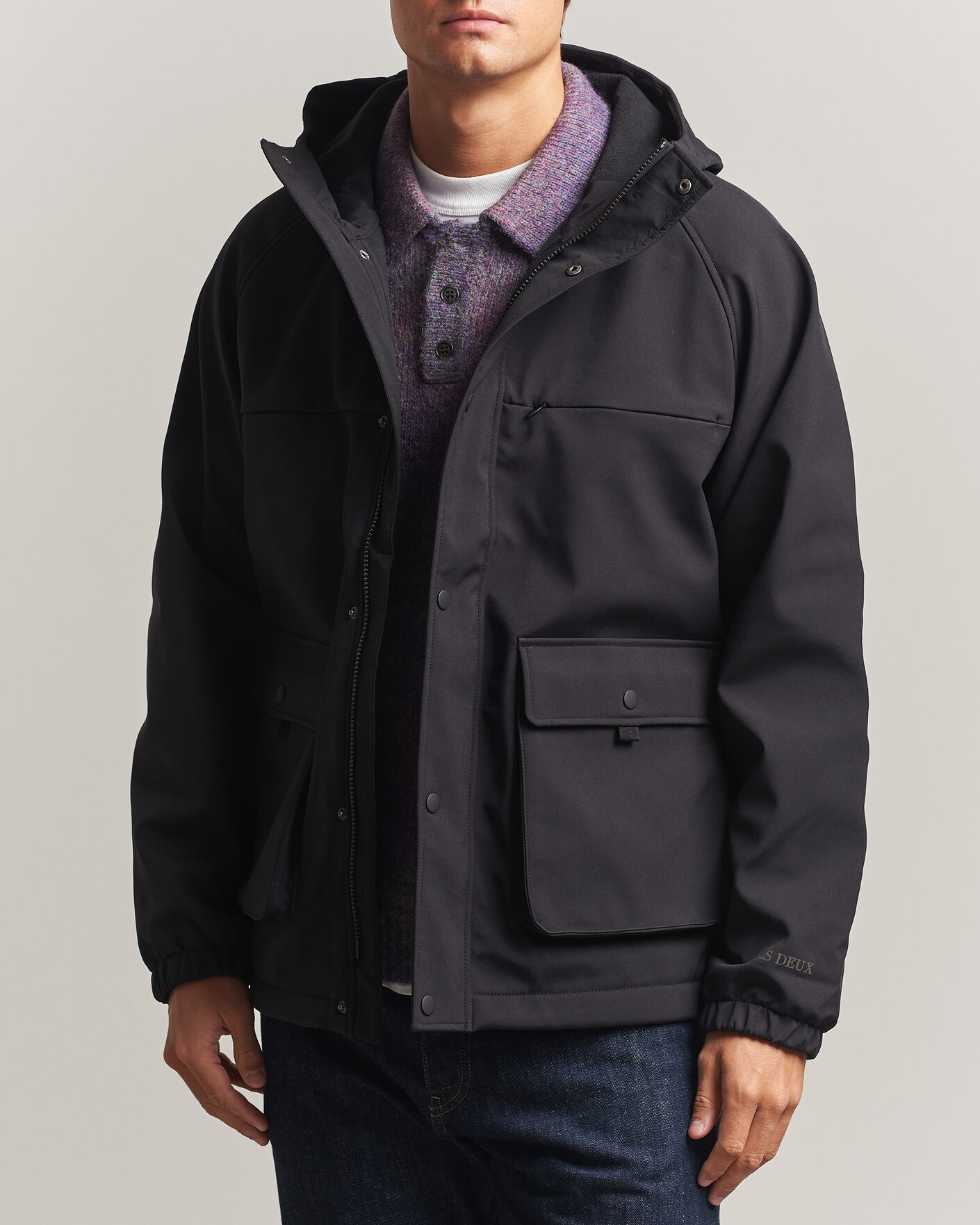 Mies | Takit | LES DEUX | Shell Jacket Black
