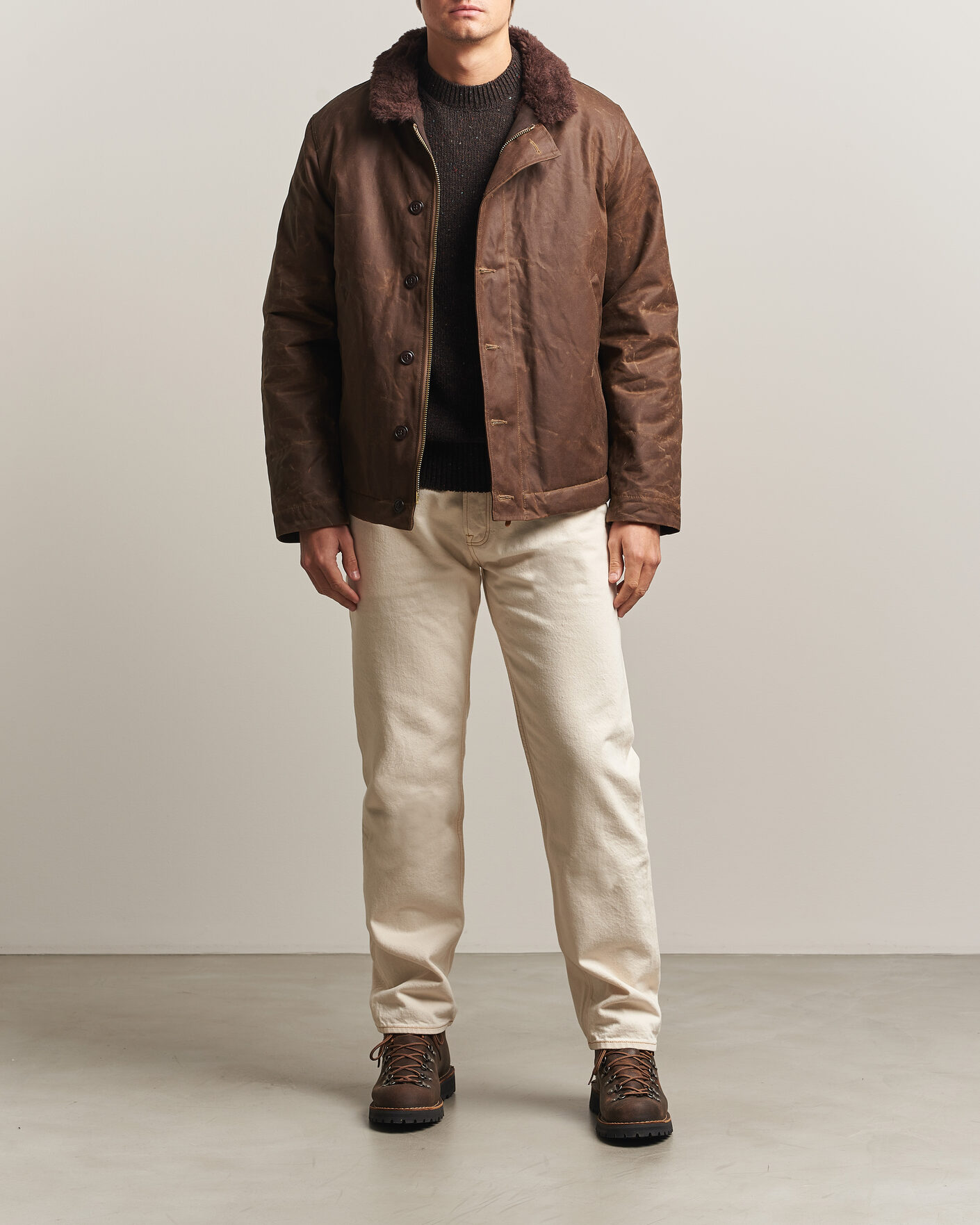 Mies | Takit | Manifattura Ceccarelli | Deck Jacket Dark Tan