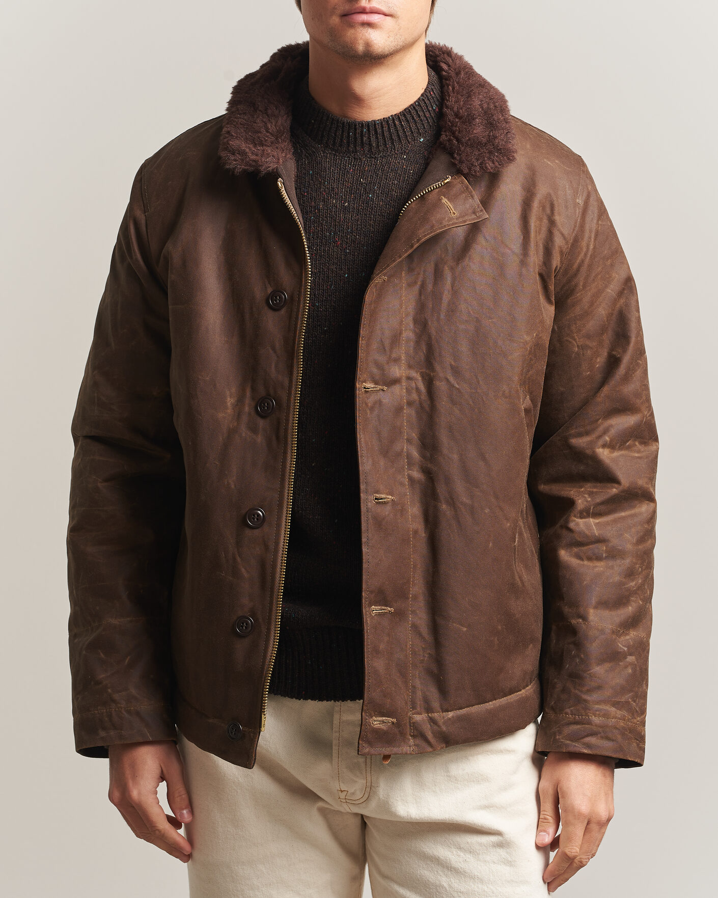 Mies | Takit | Manifattura Ceccarelli | Deck Jacket Dark Tan