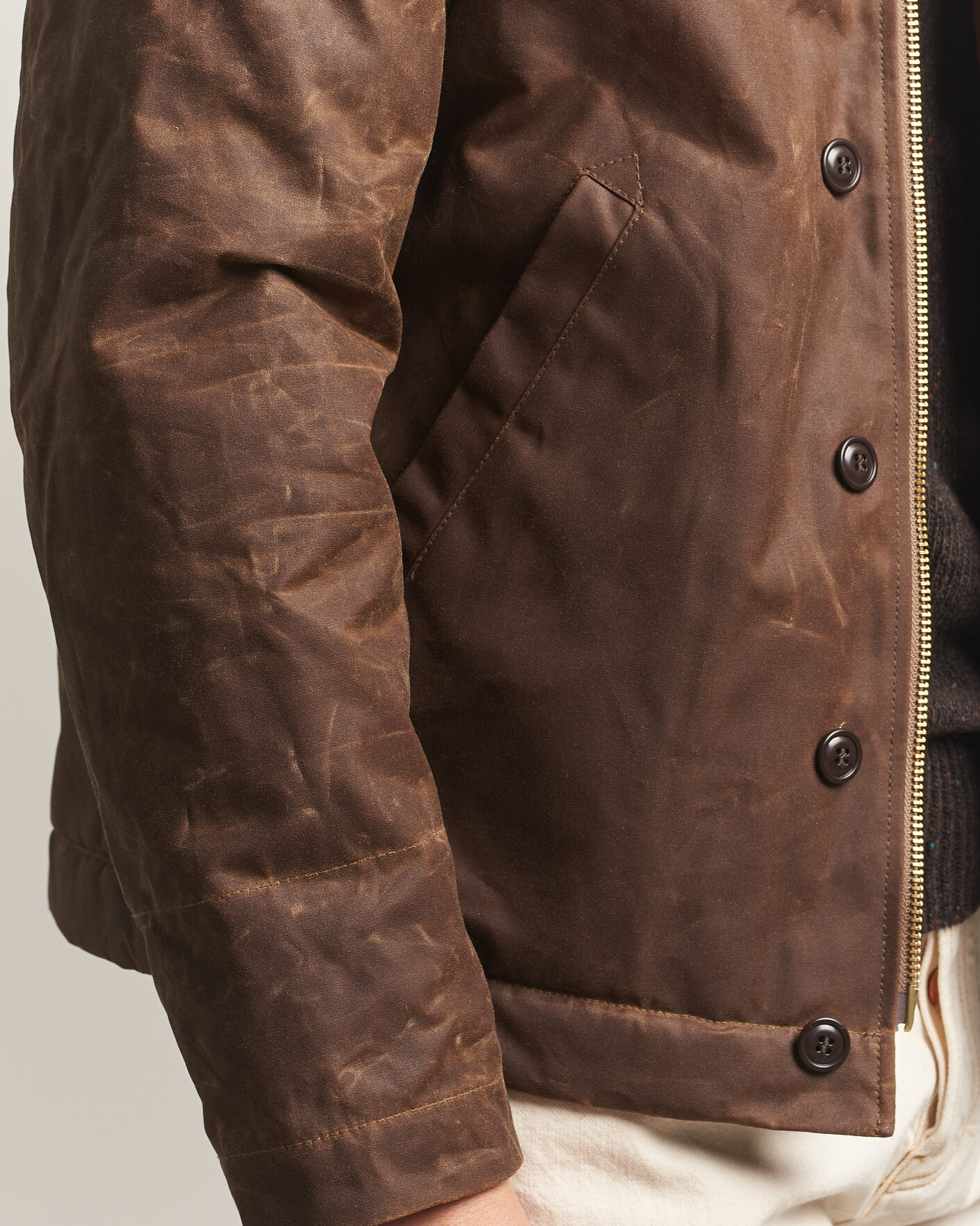 Mies | Takit | Manifattura Ceccarelli | Deck Jacket Dark Tan