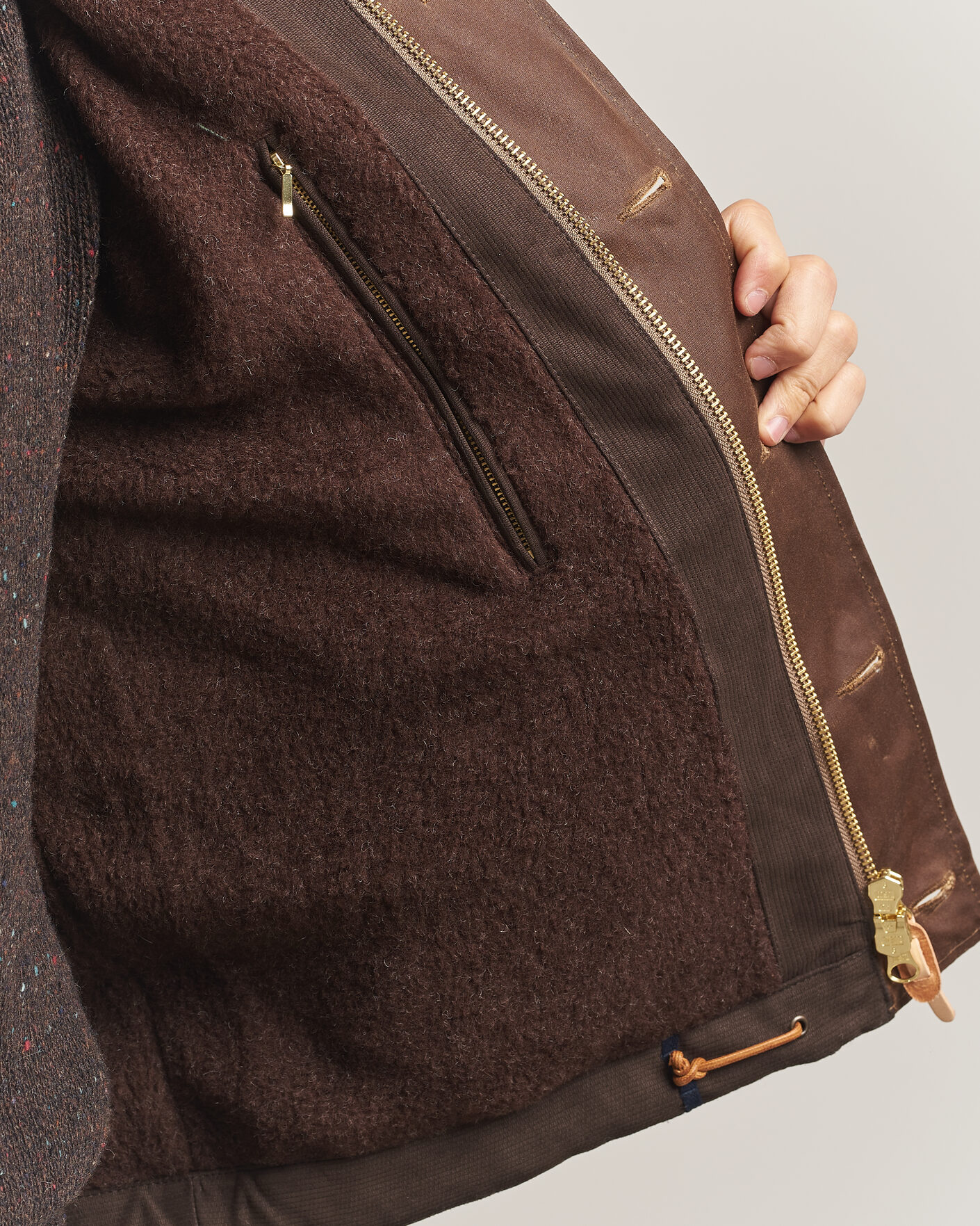 Mies | Takit | Manifattura Ceccarelli | Deck Jacket Dark Tan