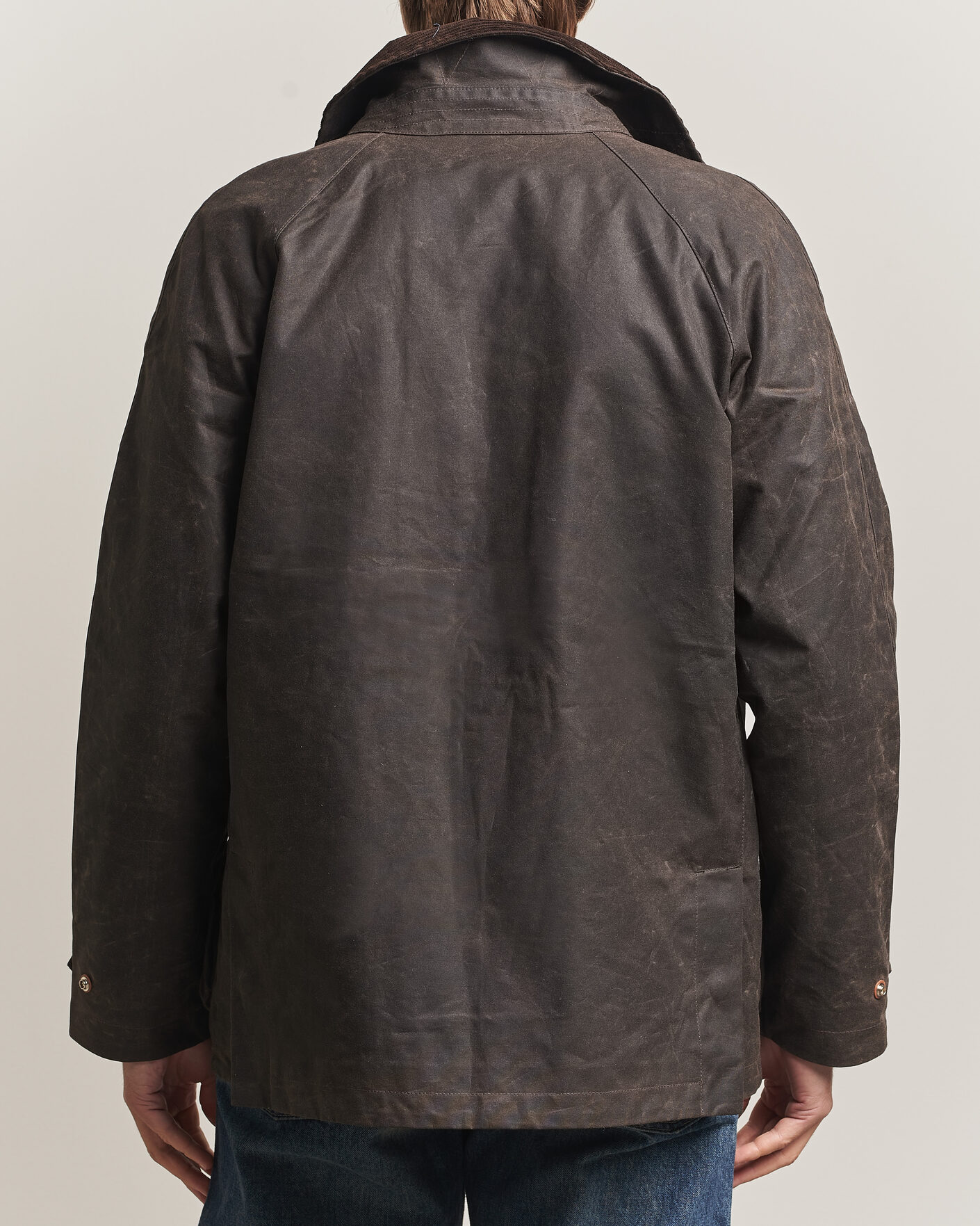 Mies | Takit | Manifattura Ceccarelli | Rain Caban Wax Cloth Chocolate